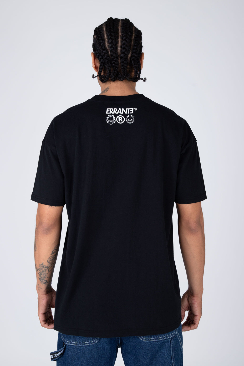 Polera M/C Garfield Breaking Rules Negro ERRANTE
