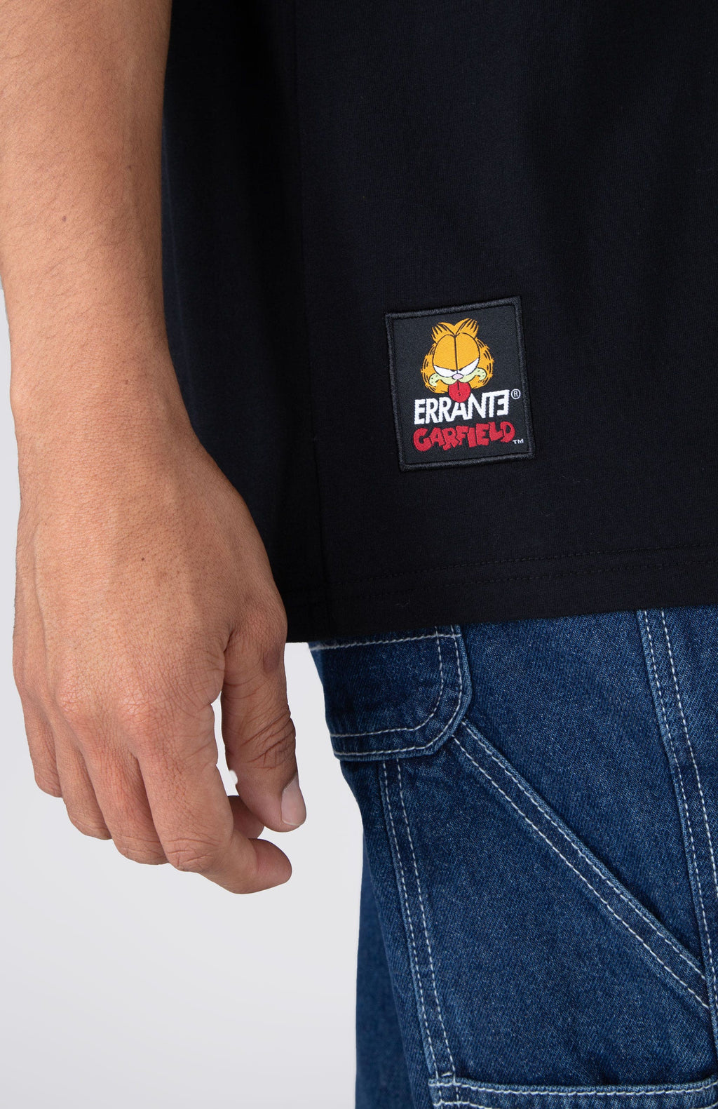 Polera M/C Garfield Breaking Rules Negro ERRANTE