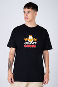 Polera M/C Garfield All Messy Negro ERRANTE