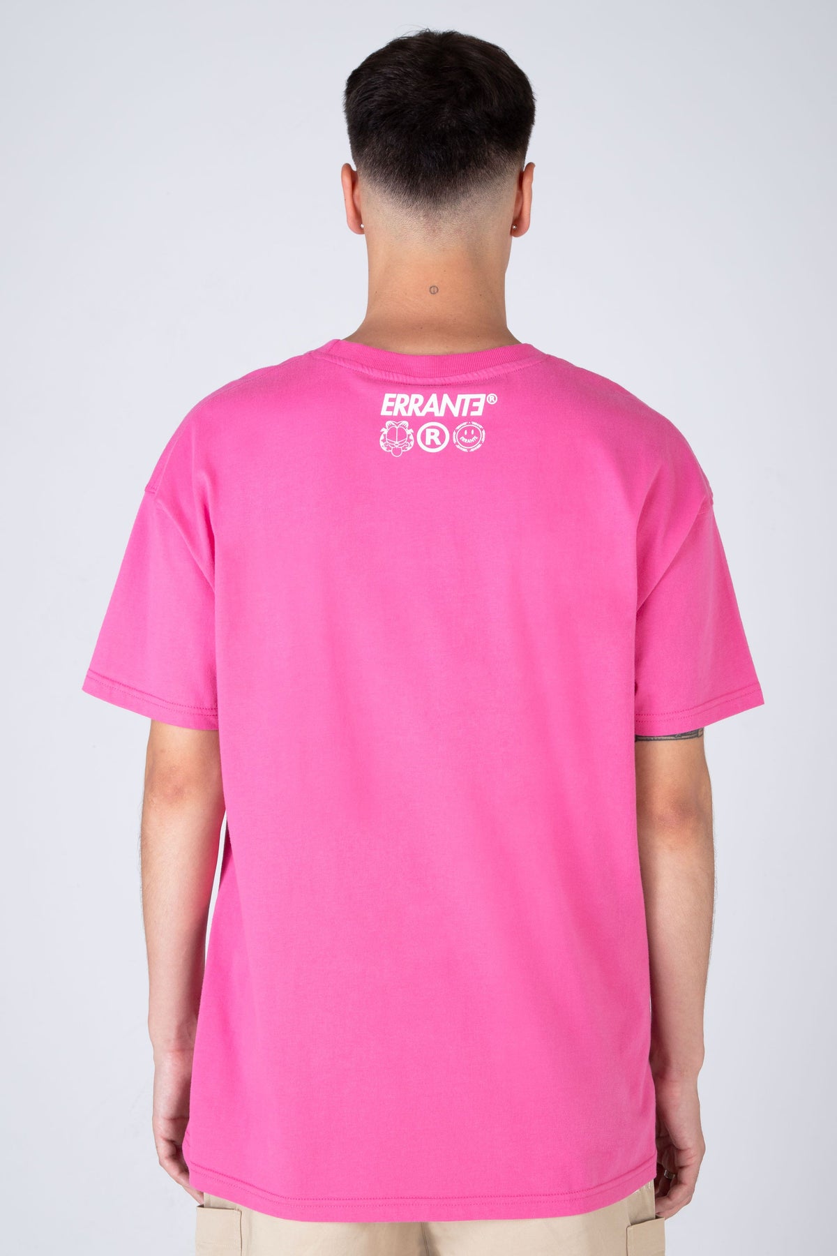 Polera M/C Garfield Cat World Rosado ERRANTE