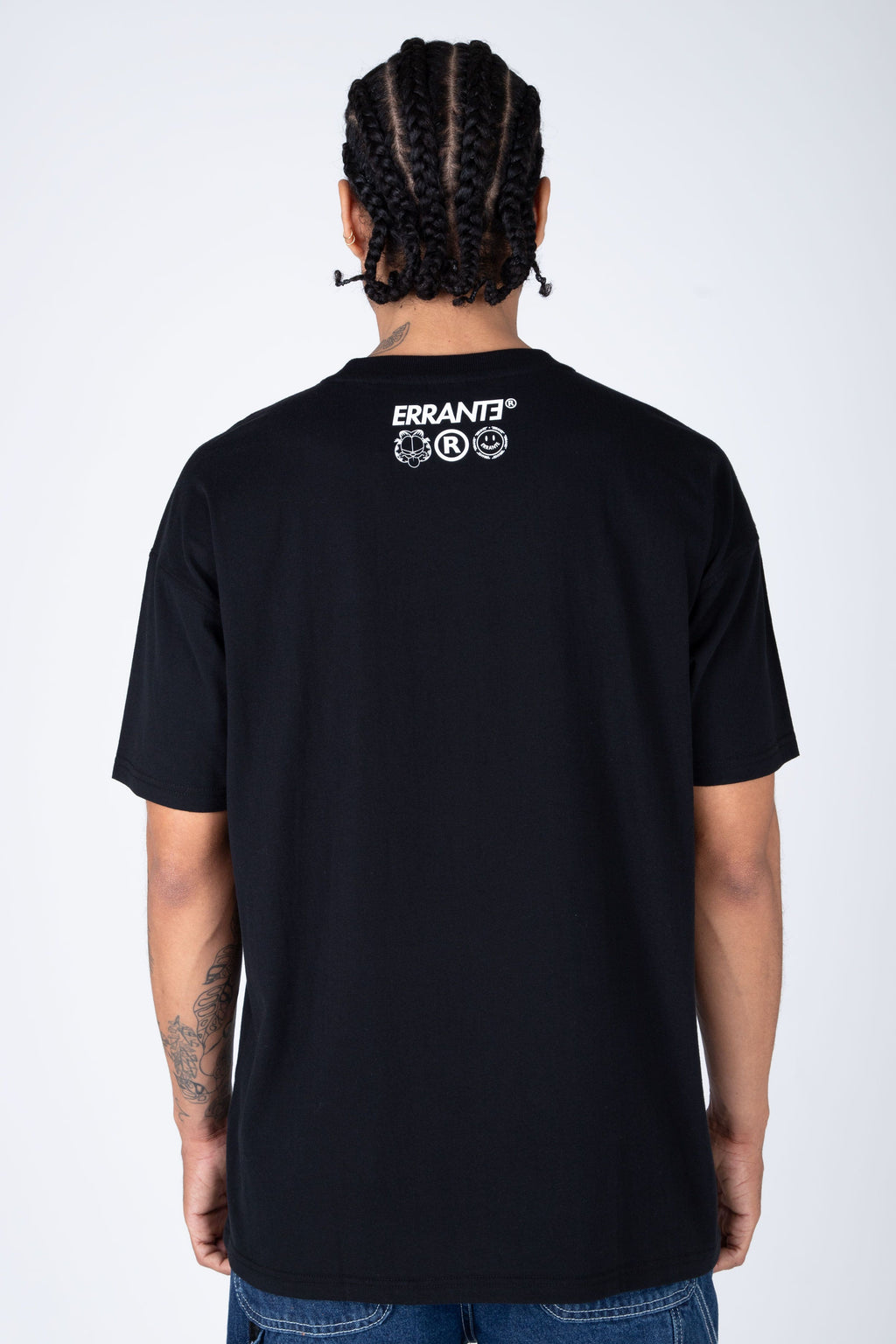 Polera M/C Garfield Sarcastic Negro ERRANTE