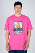 Polera M/C Garfield Eat Me Rosado ERRANTE