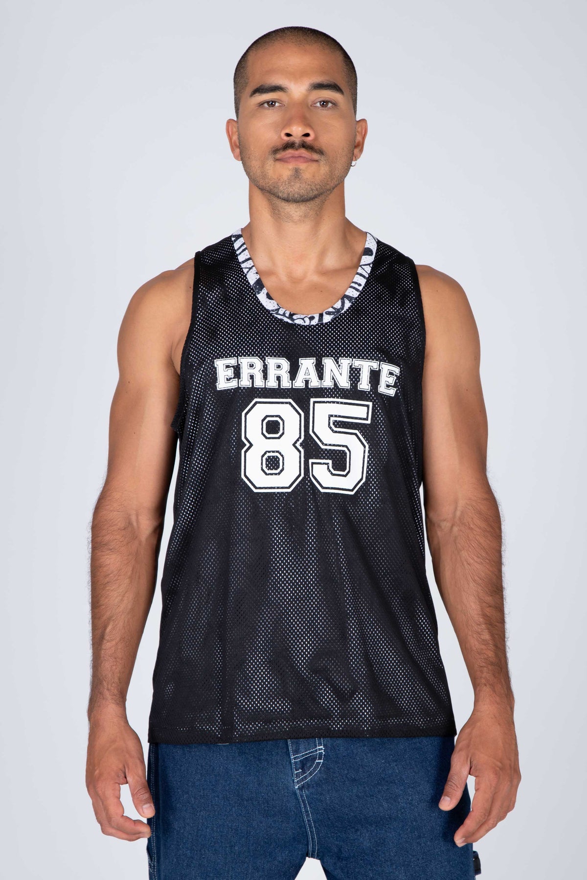 Polera Tank Mesh Reversible Streetwise 85 Negro ERRANTE