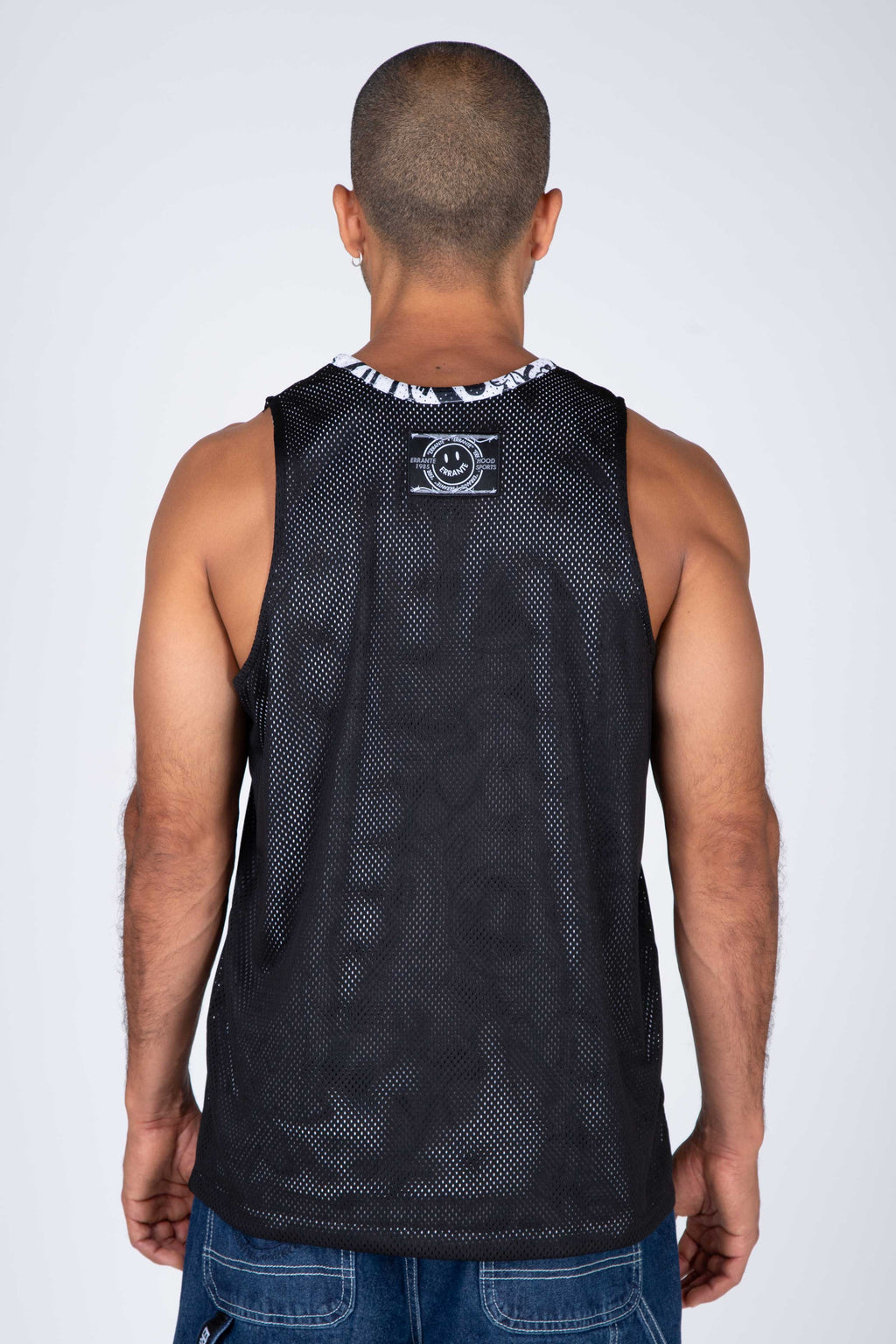 Polera Tank Mesh Reversible Streetwise 85 Negro ERRANTE
