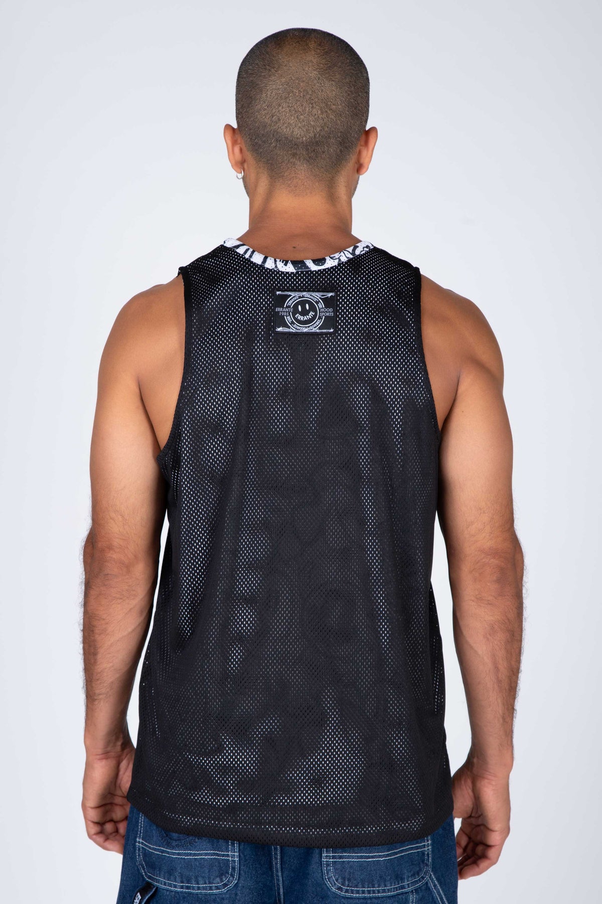 Polera Tank Mesh Reversible Streetwise 85 Negro ERRANTE