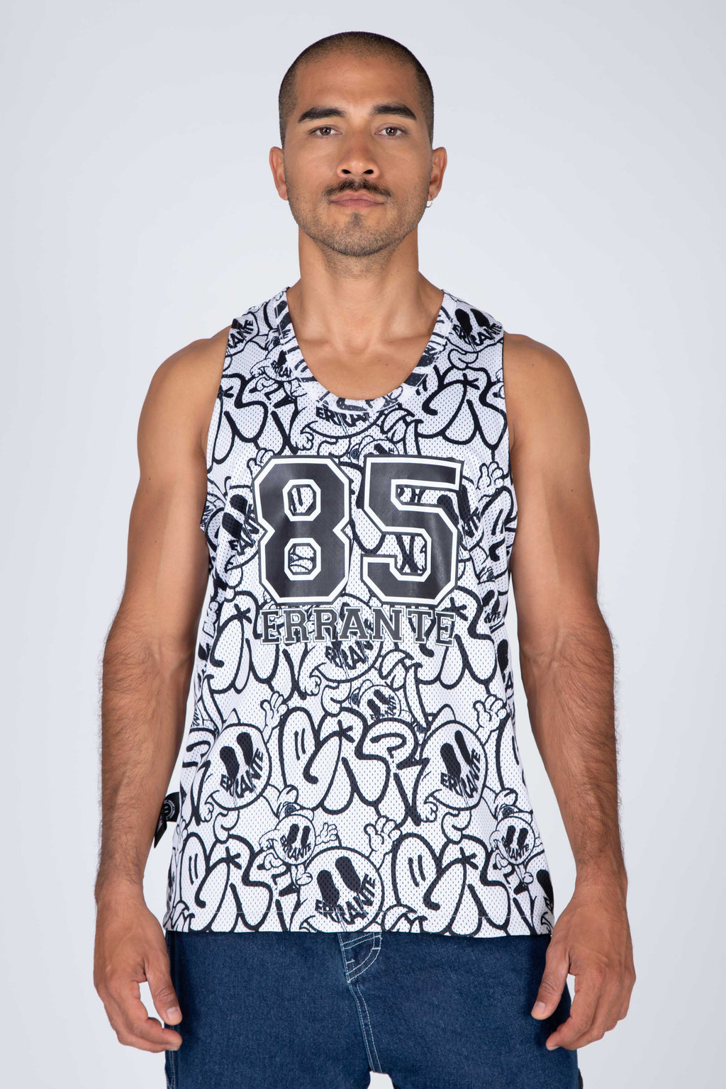Polera Tank Mesh Reversible Streetwise 85 Negro ERRANTE