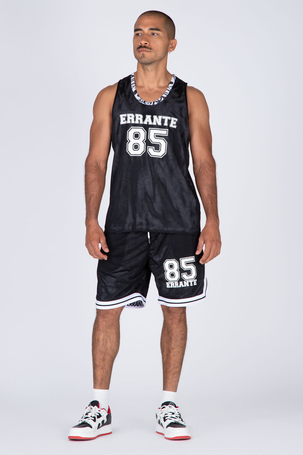 Short Mesh Reversible Streetwise 85 Negro ERRANTE
