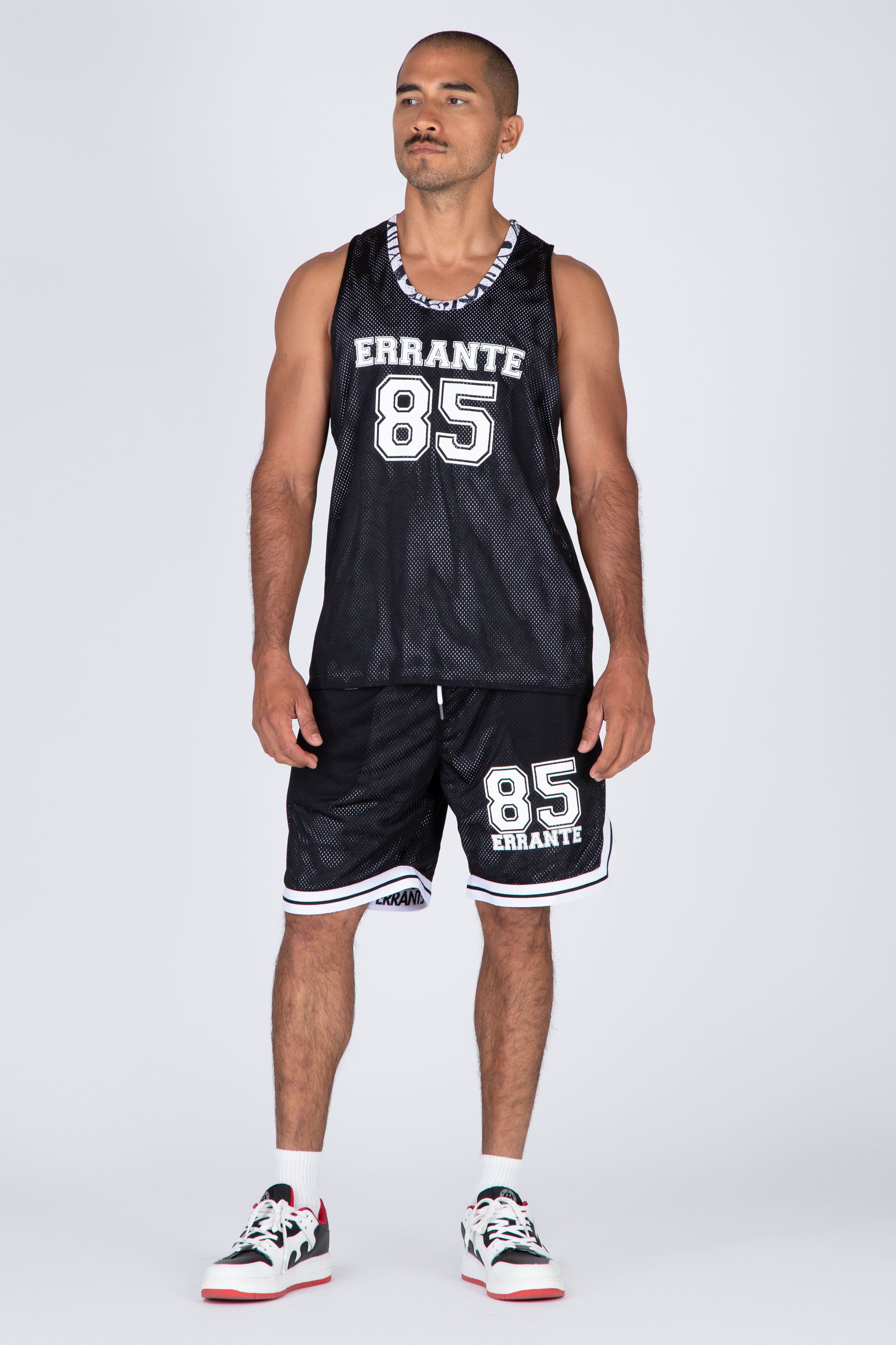 Short Mesh Reversible Streetwise 85 Negro ERRANTE