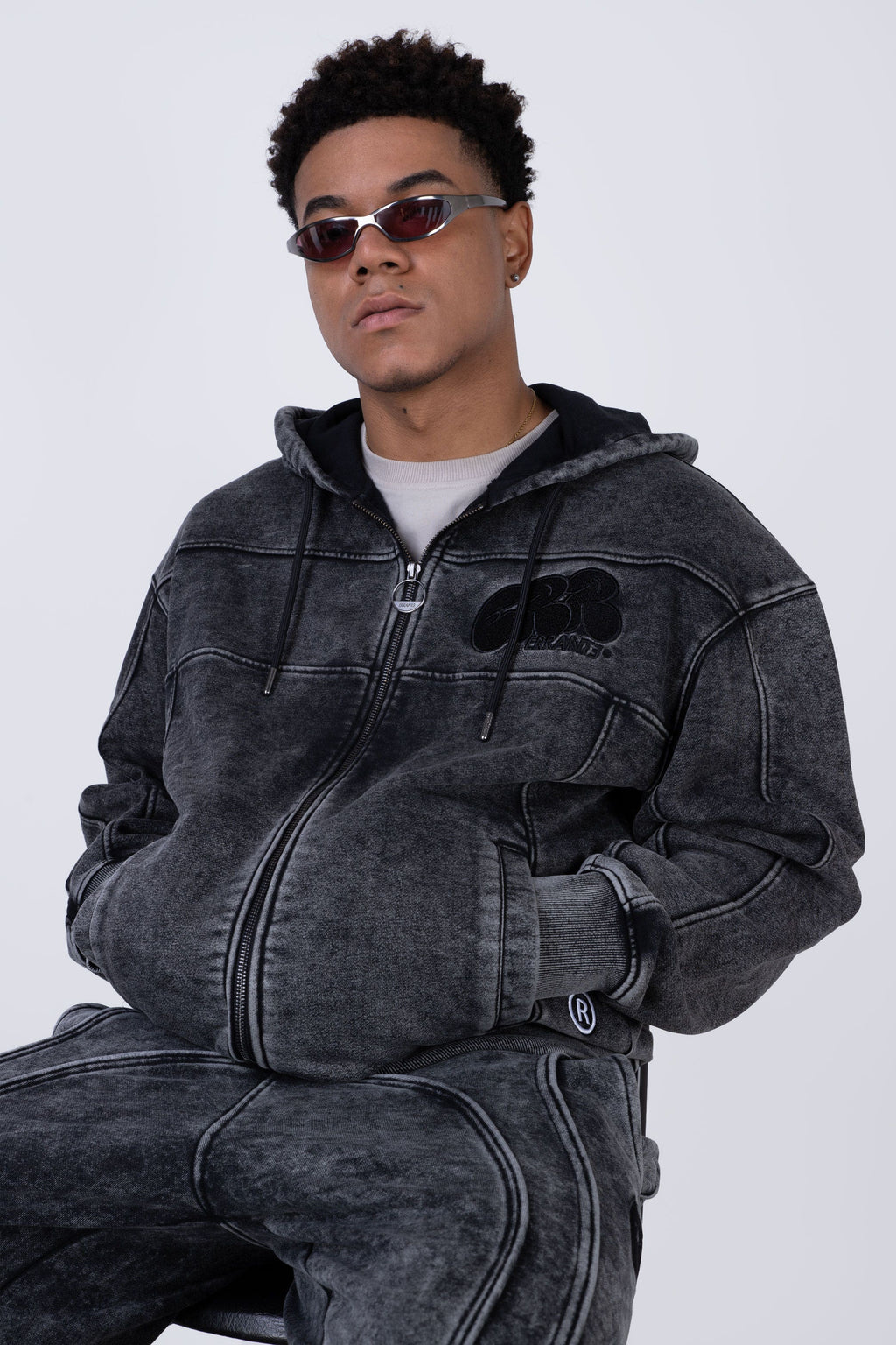 Poleron Zip Blackdrift Negro ERRANTE