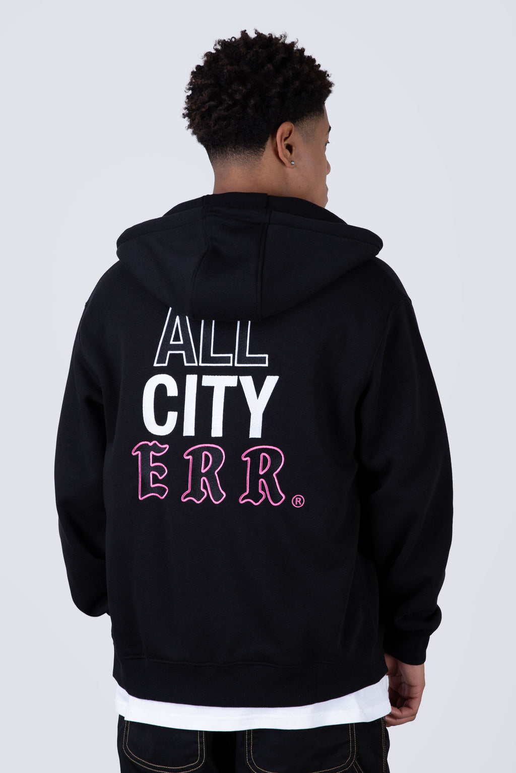Poleron Zip Real Negro ERRANTE