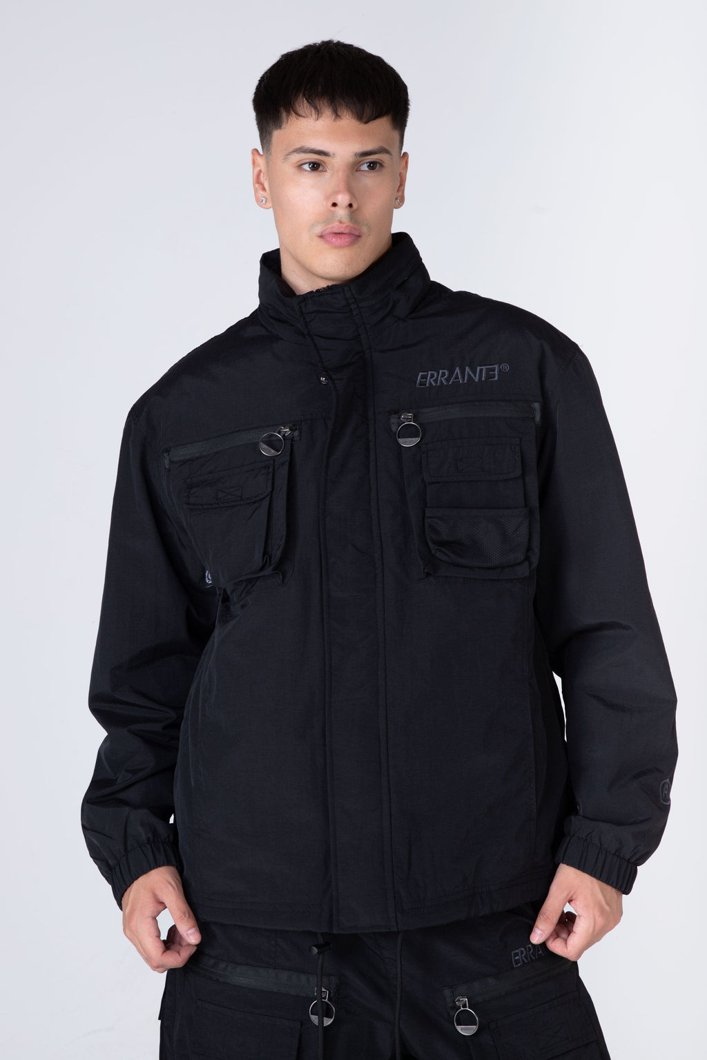 Chaqueta Bomber Cargo Graff Negro ERRANTE