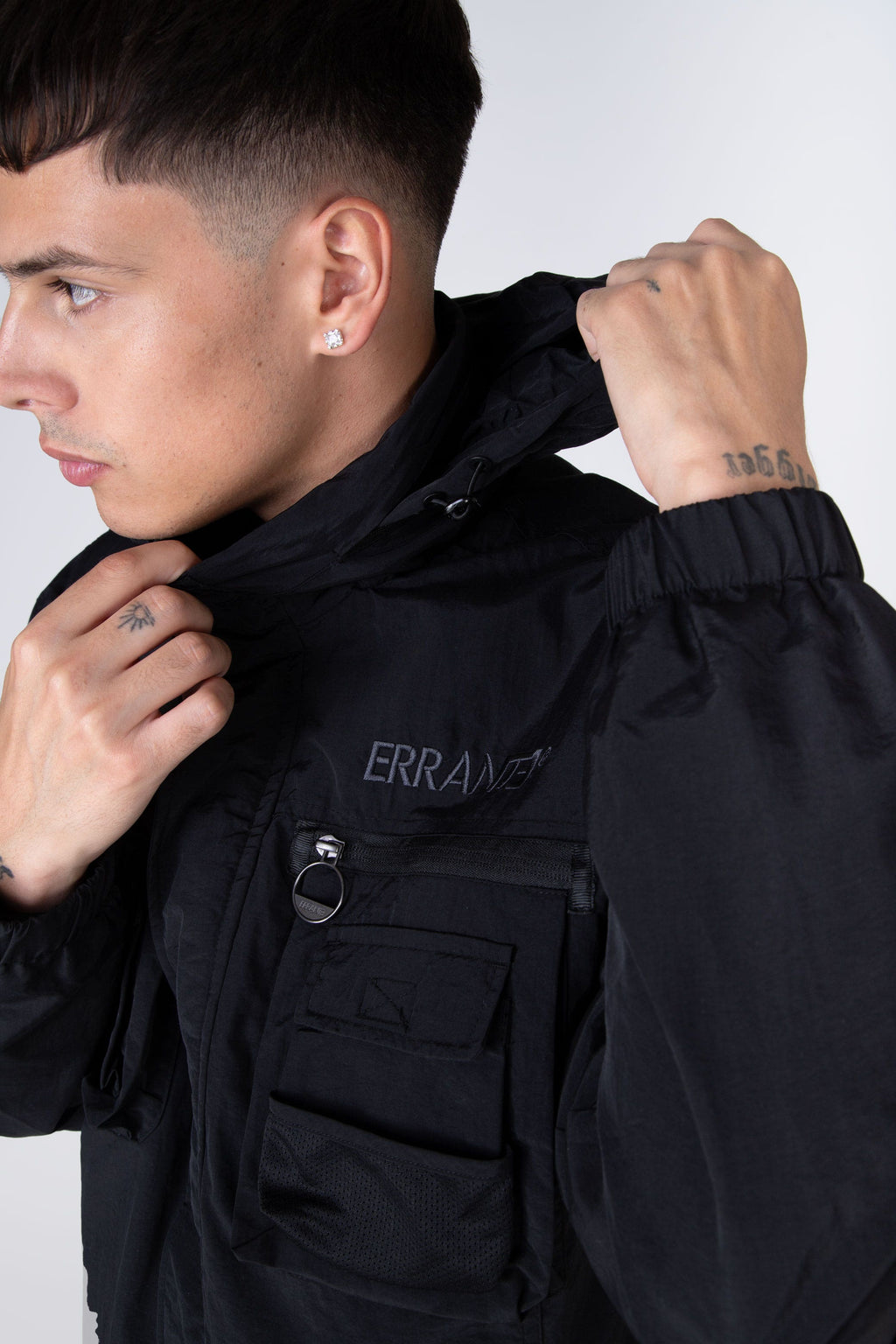 Chaqueta Bomber Cargo Graff Negro ERRANTE