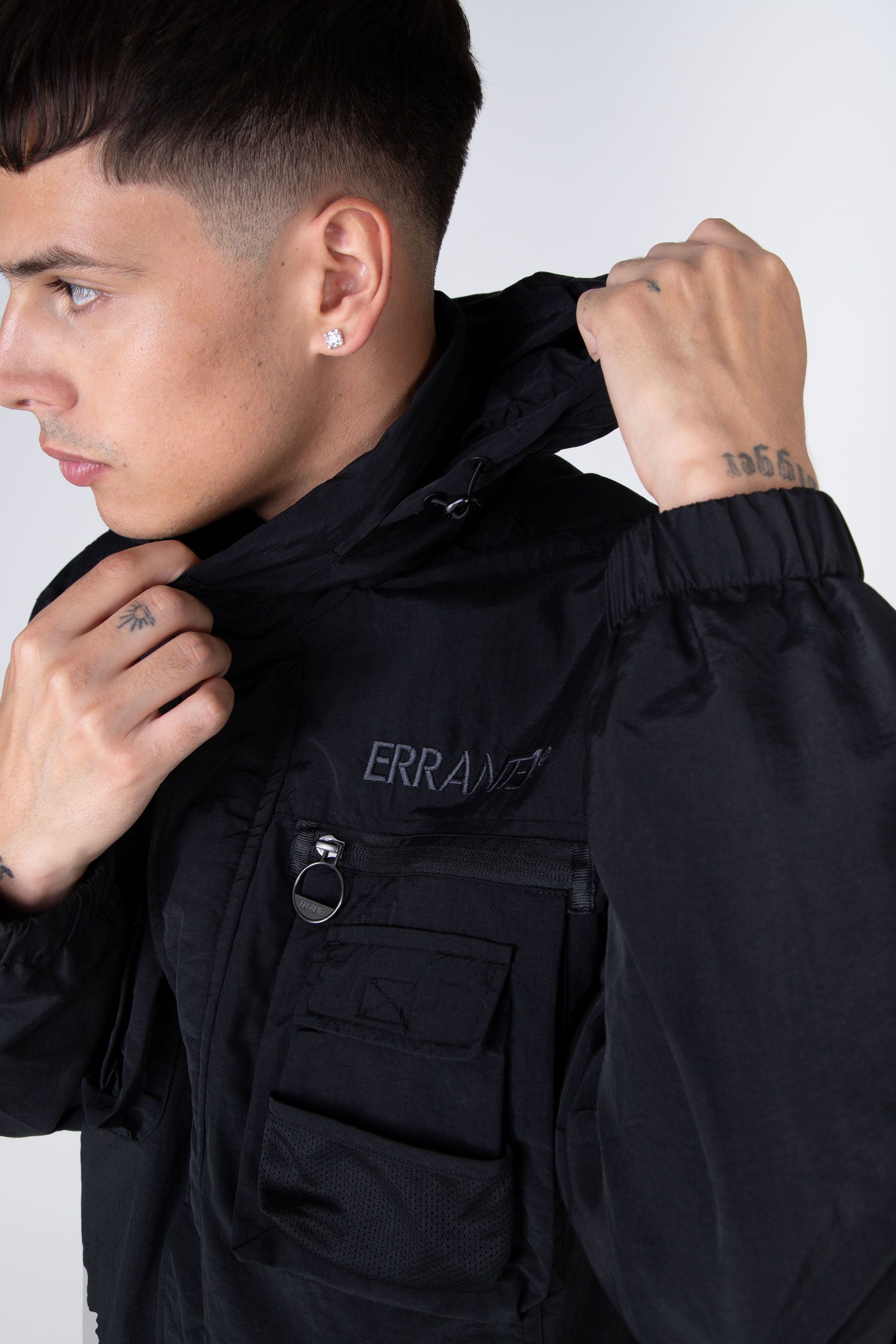 Chaqueta Bomber Cargo Graff Negro ERRANTE