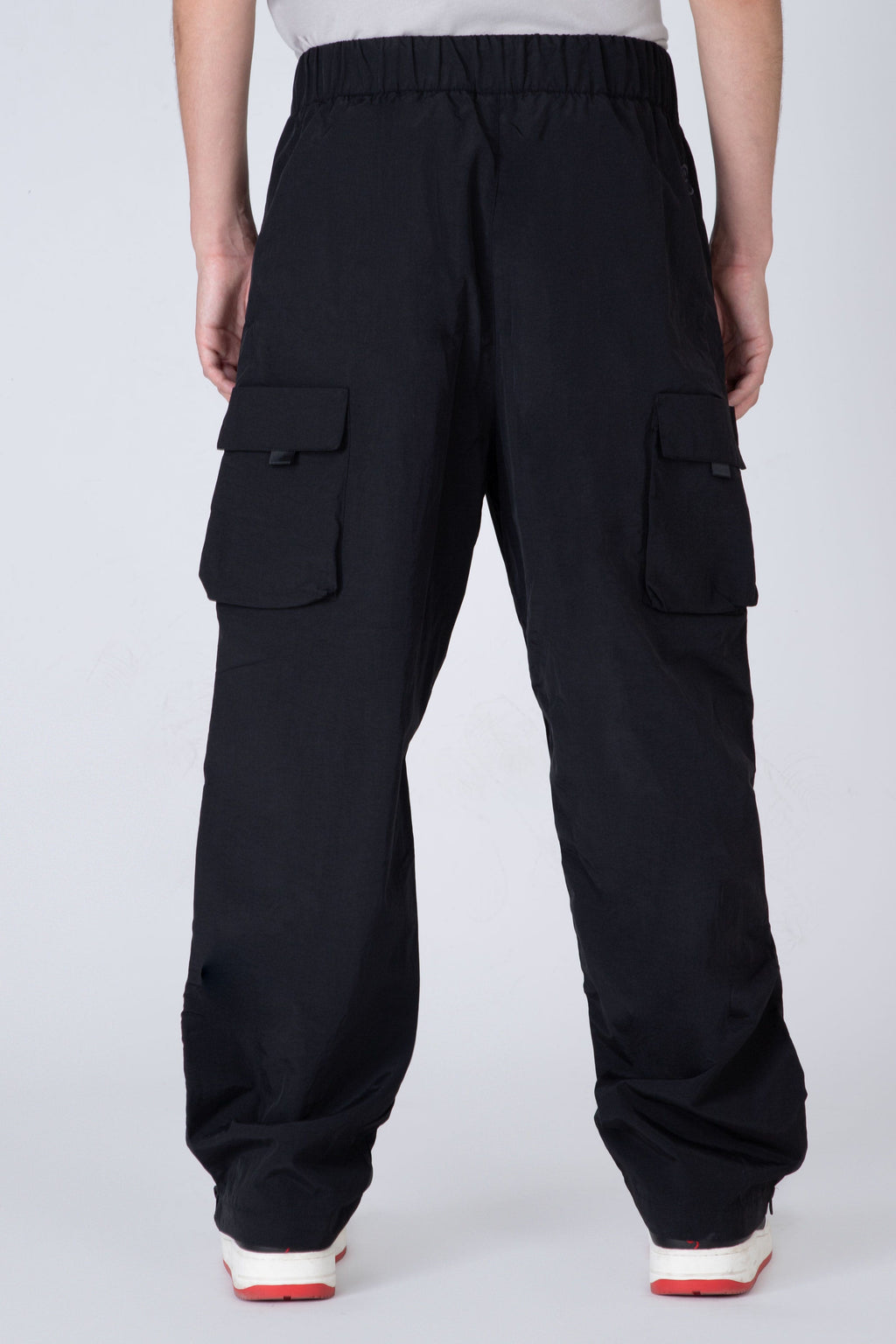 Pantalon Cargo Graff Y Mesh Negro ERRANTE