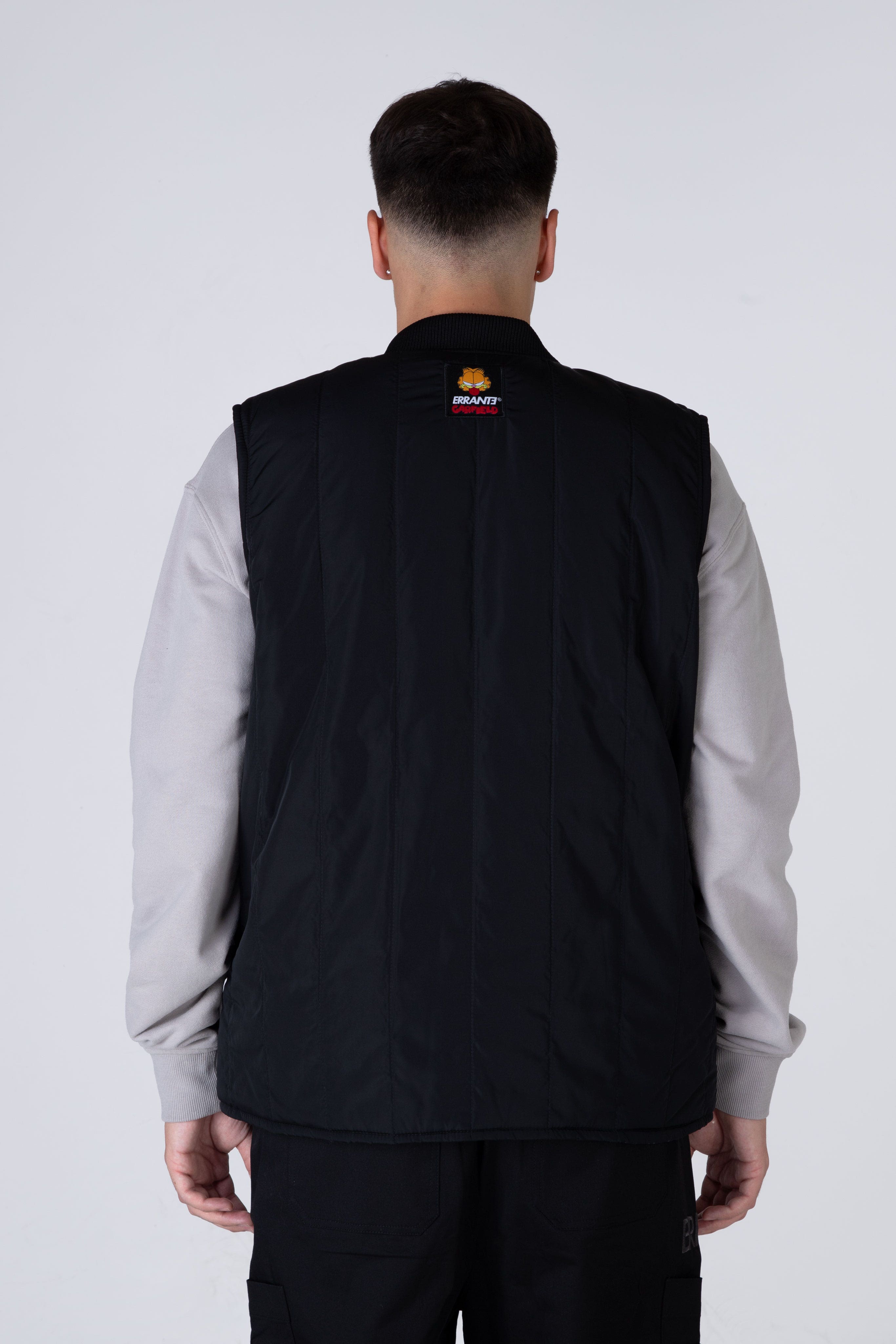 Chaqueta Vest Reversible Garfield Time Negro ERRANTE