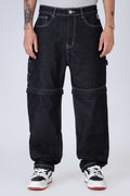 Jeans Carpenter Zip Off Negro ERRANTE