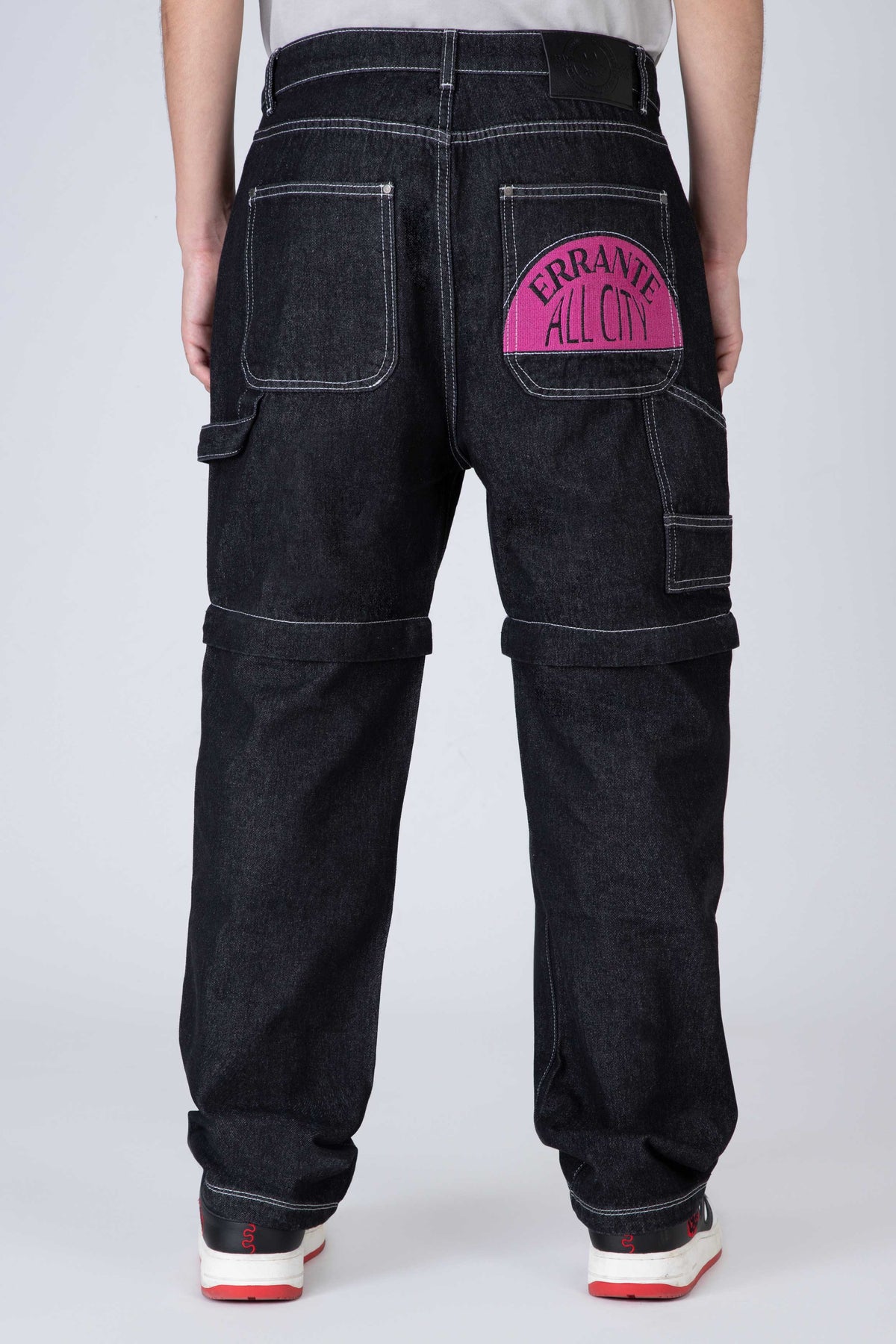 Jeans Carpenter Zip Off Negro ERRANTE