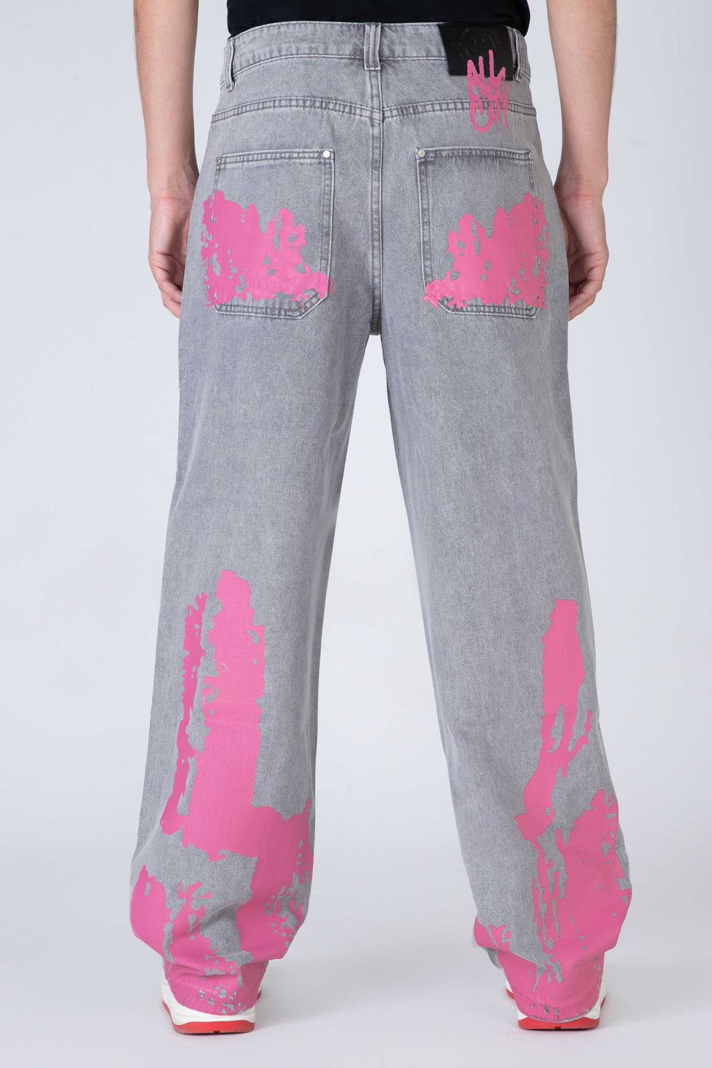 Jeans Stain Gris/Rosado ERRANTE