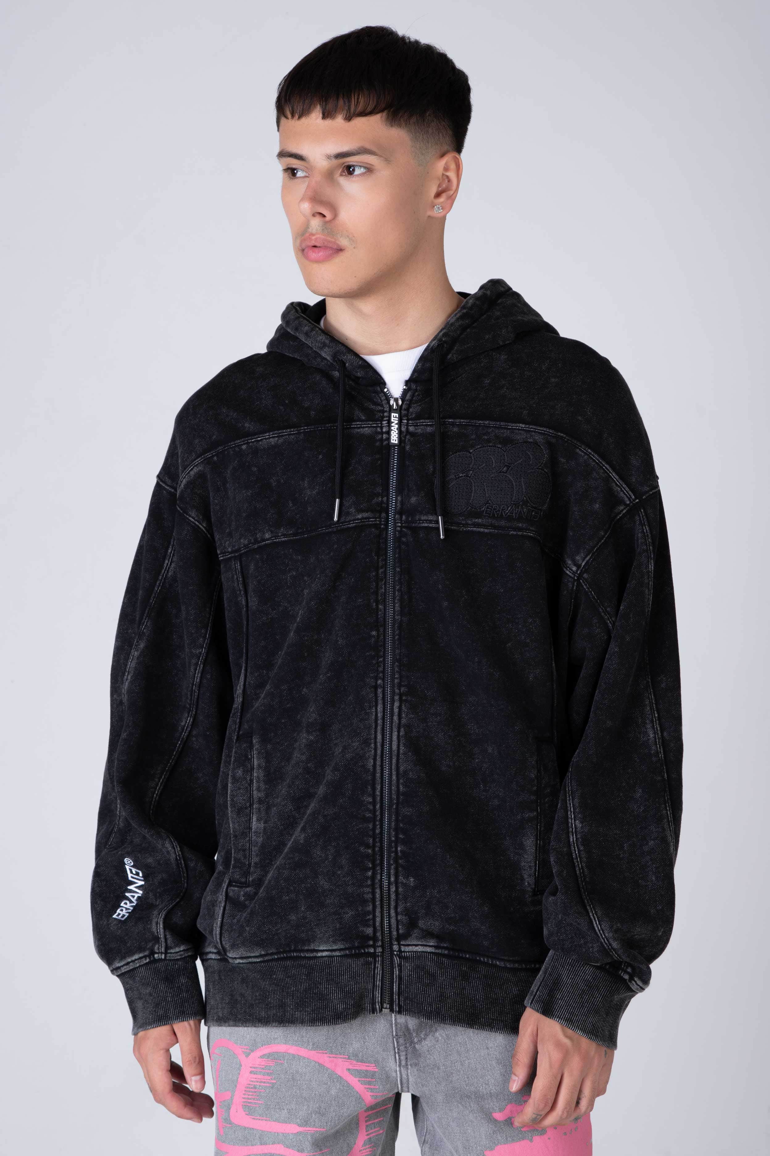 Poleron Zip Choise Negro ERRANTE