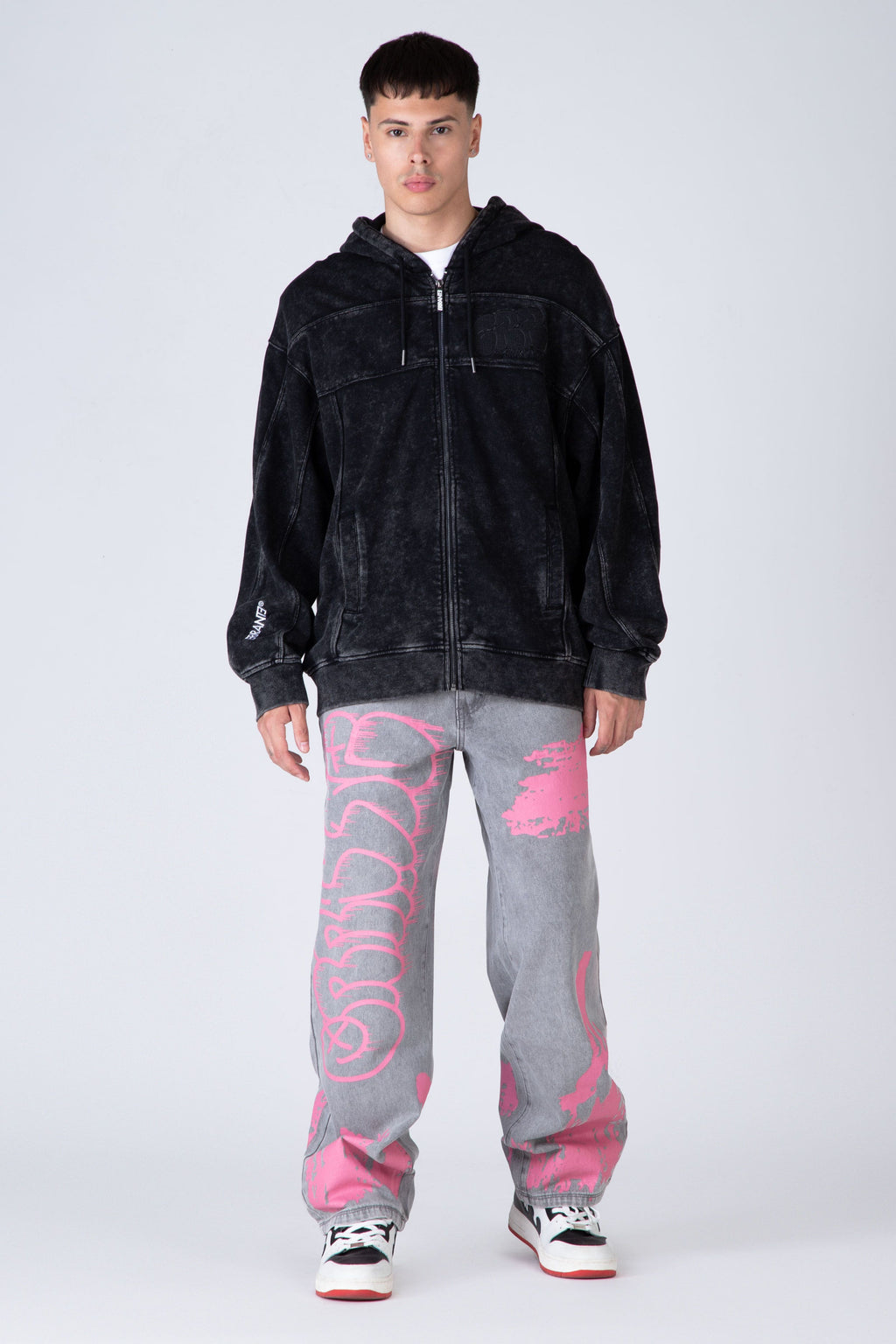 Poleron Zip Choise Negro ERRANTE