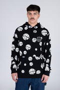 Poleron Hood Post Negro ERRANTE