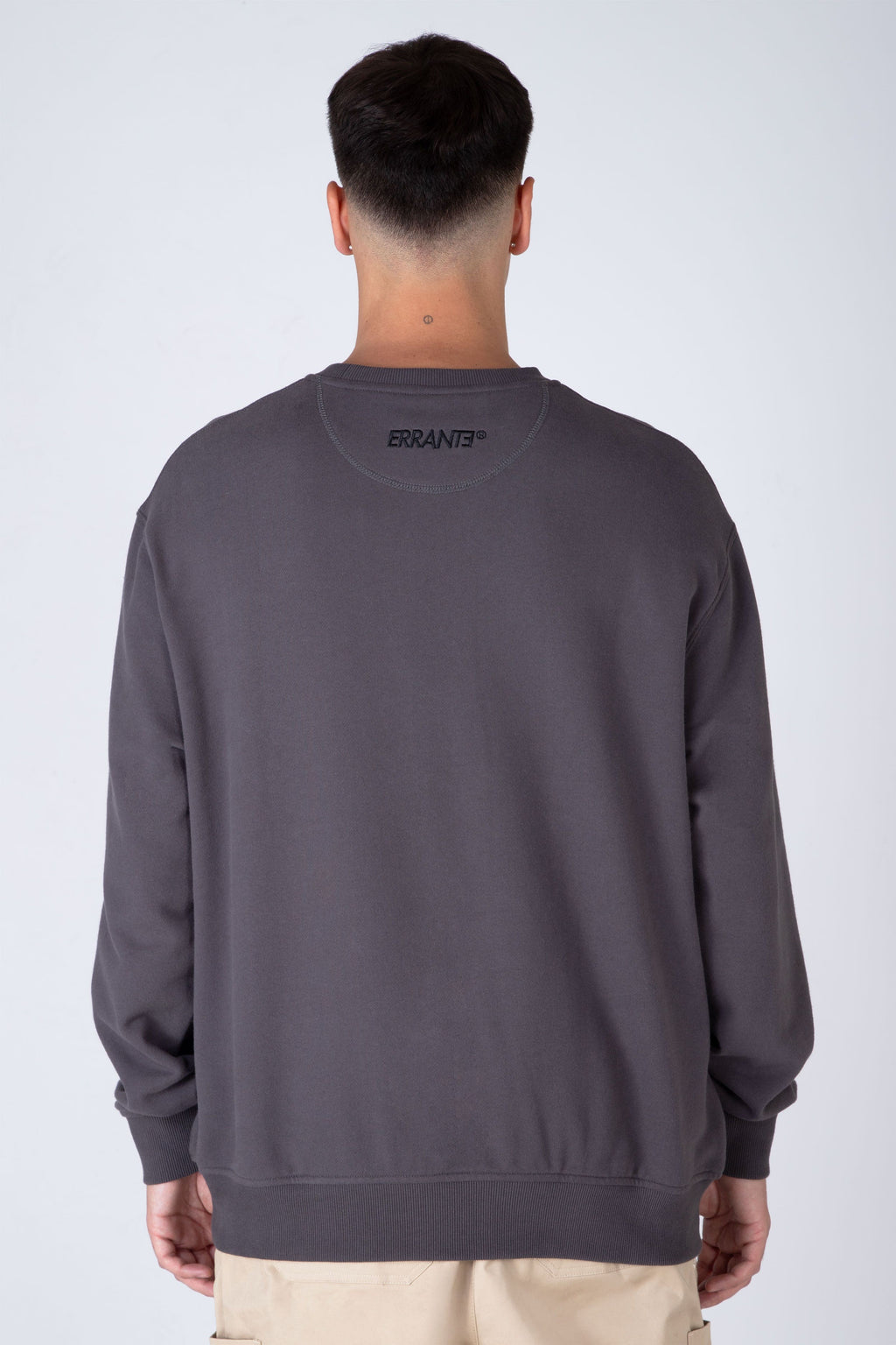 Poleron Crew Neck Gant Gris Oscuro ERRANTE