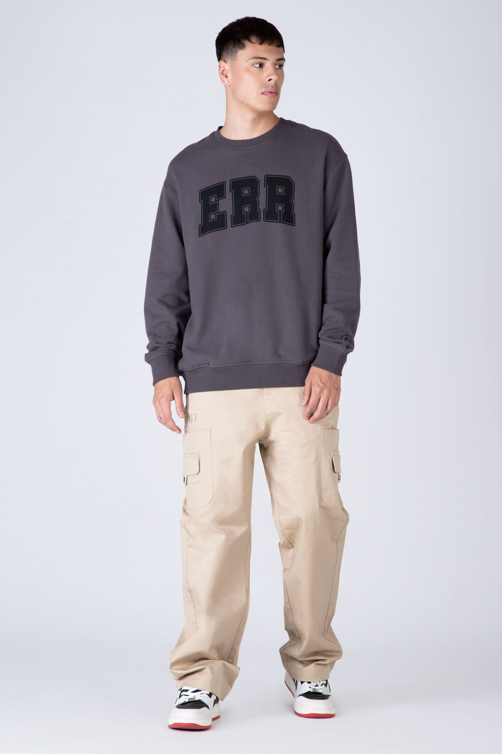 Poleron Crew Neck Gant Gris Oscuro ERRANTE