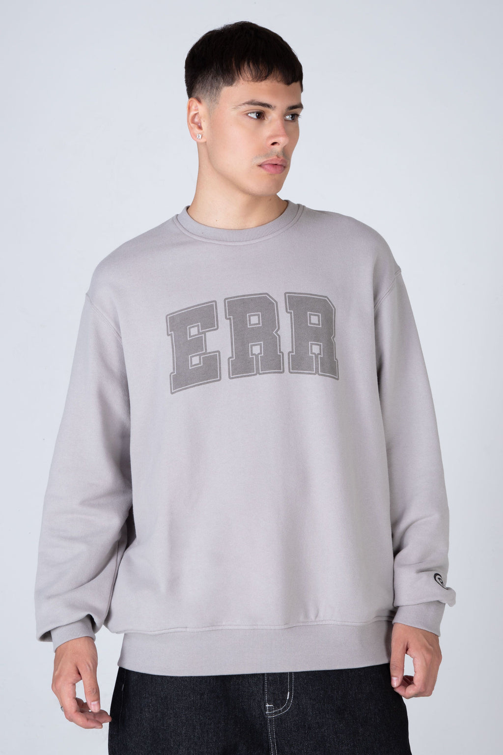 Poleron Crew Neck Gant Gris ERRANTE