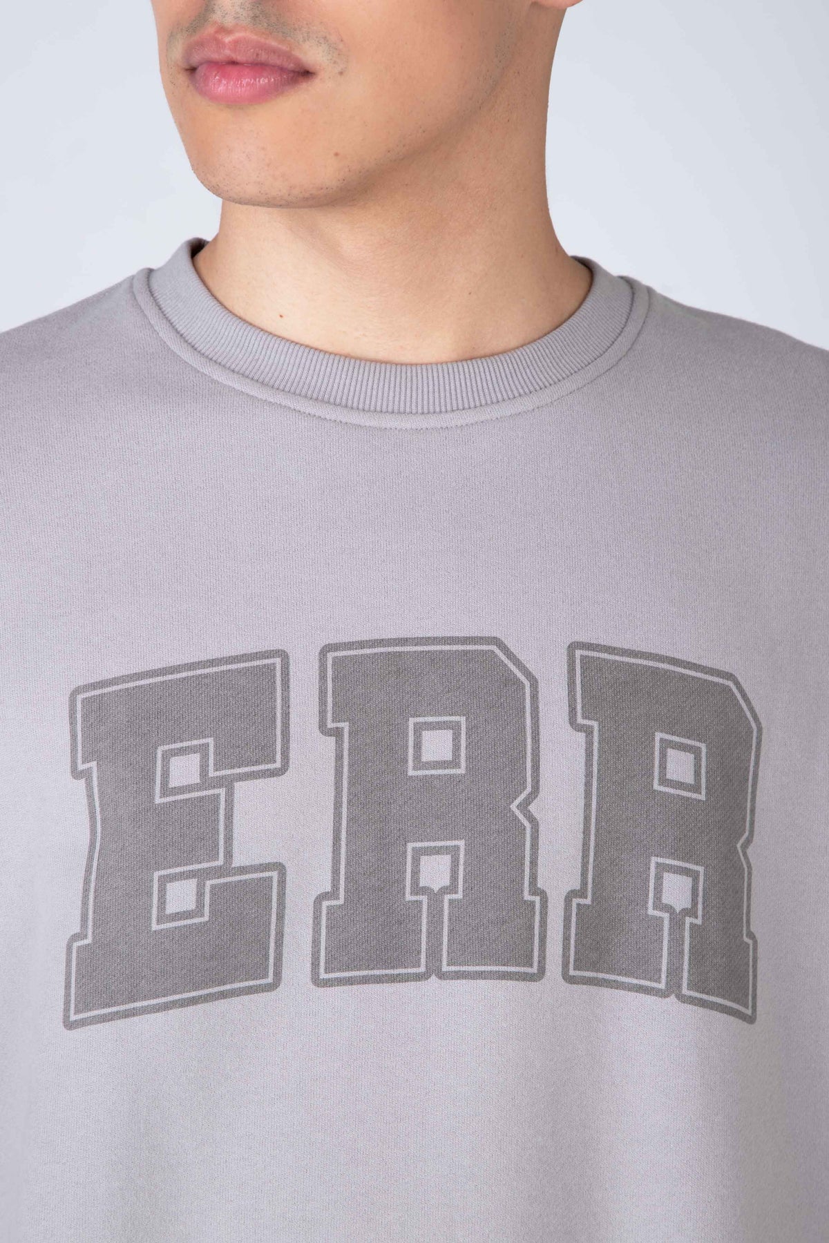 Poleron Crew Neck Gant Gris ERRANTE