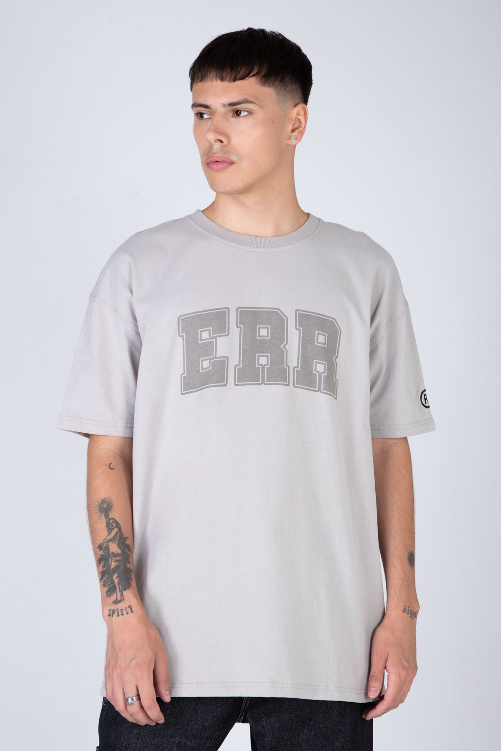 Polera Manga Corta Gant Gris ERRANTE