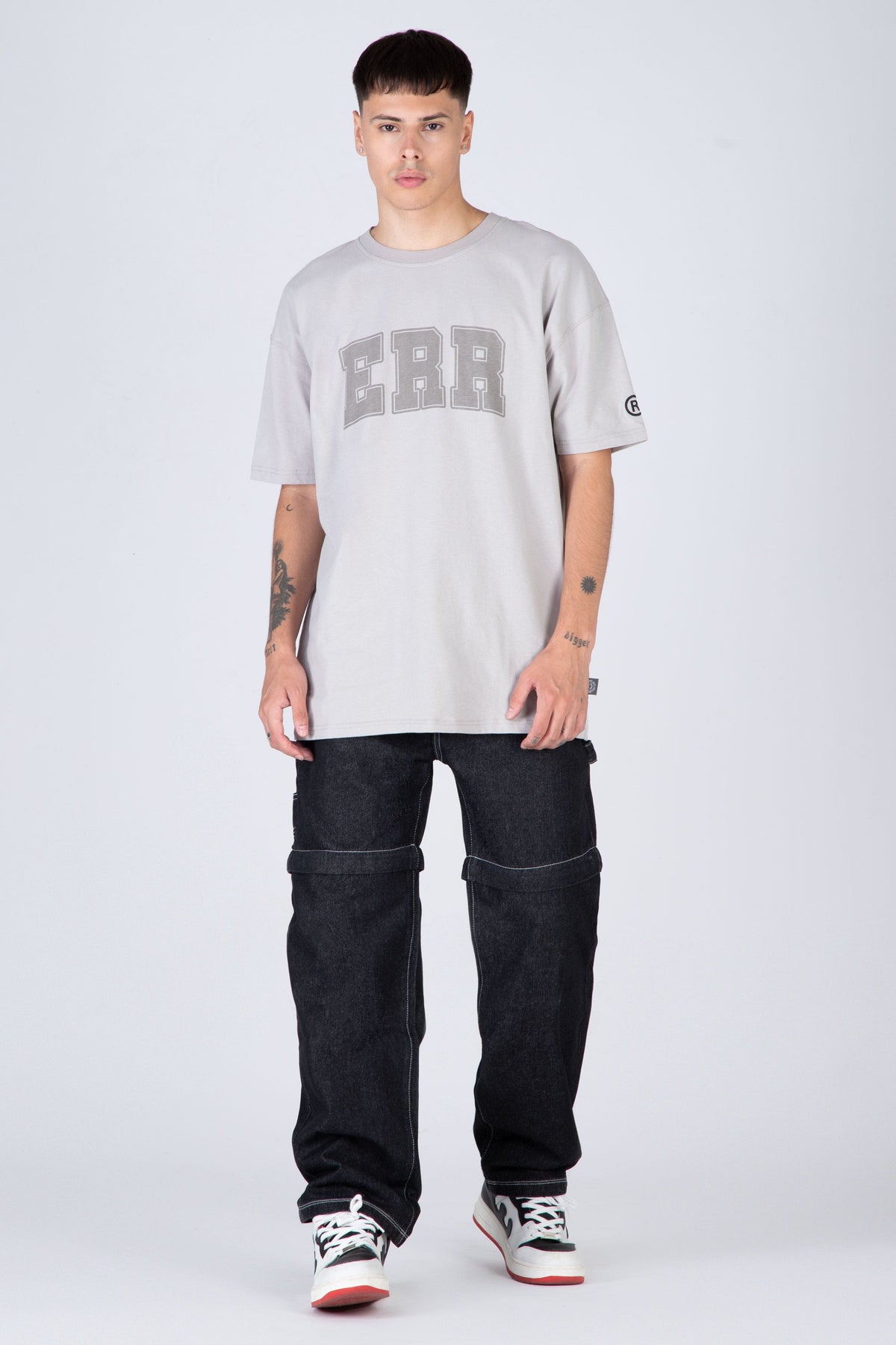 Polera Manga Corta Gant Gris ERRANTE