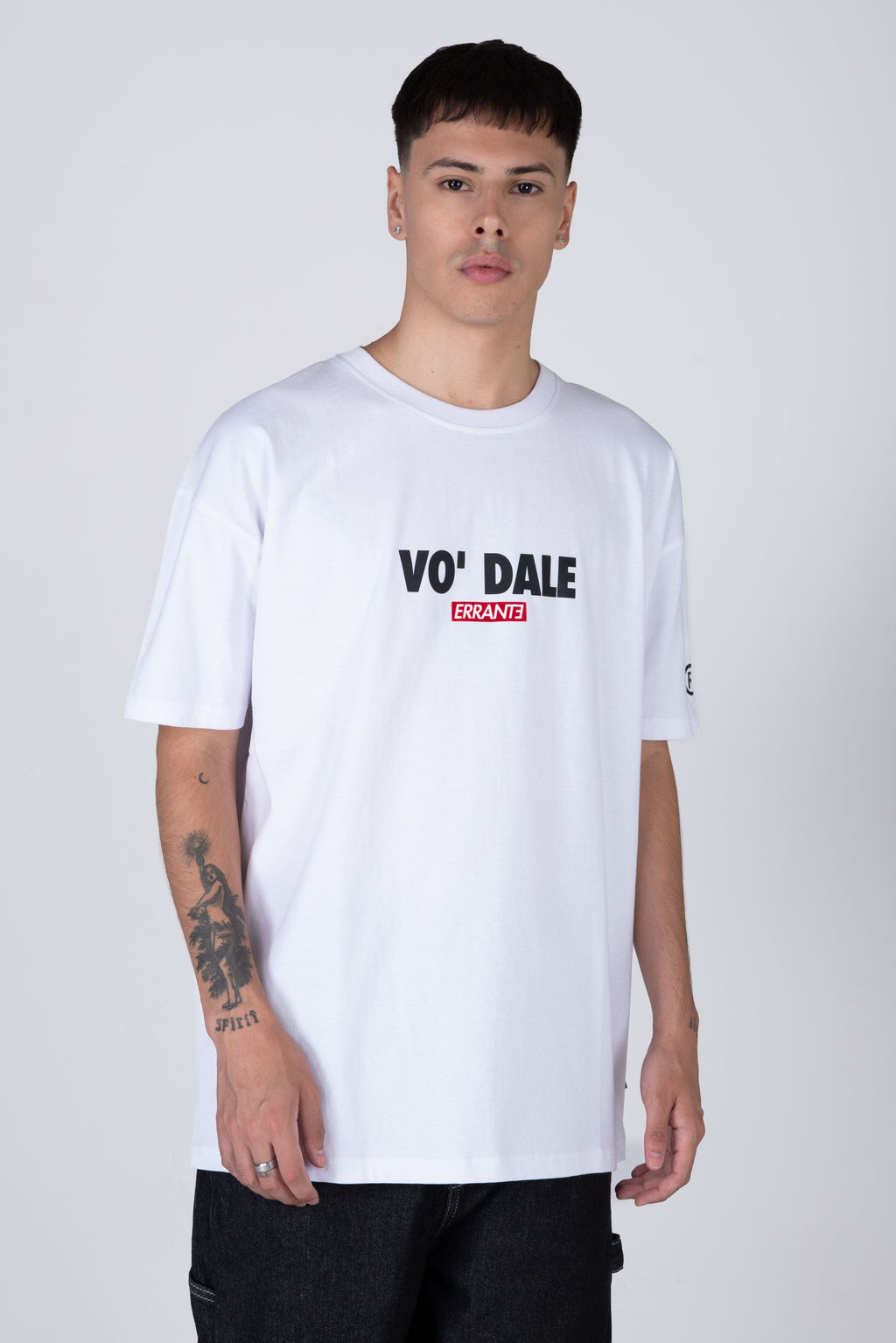 Polera Manga Corta Vo' Dale Blanco ERRANTE