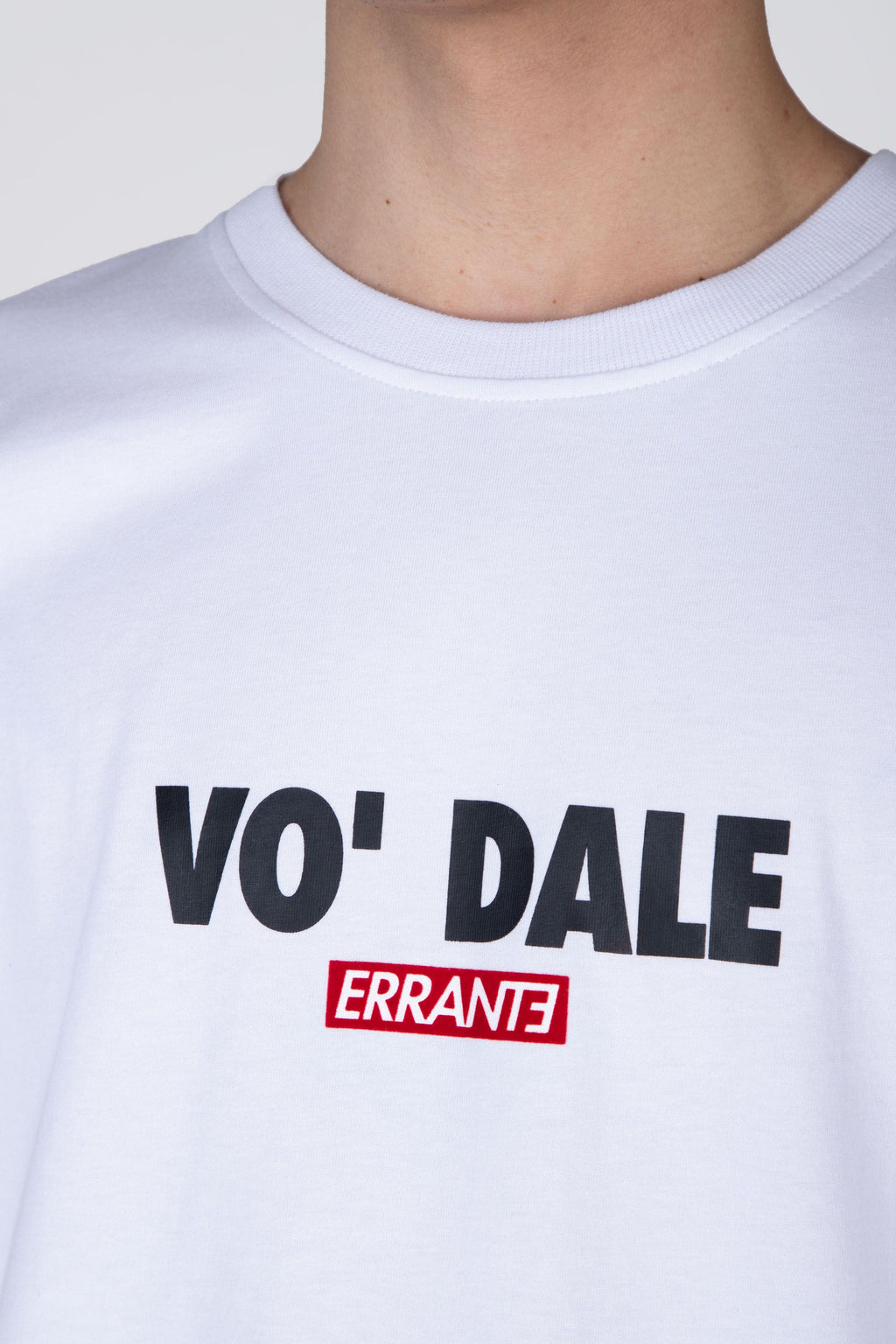 Polera Manga Corta Vo' Dale Blanco ERRANTE