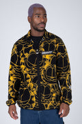 Poleron Polar Zip Garfield Everywhere Negro/Amarillo ERRANTE
