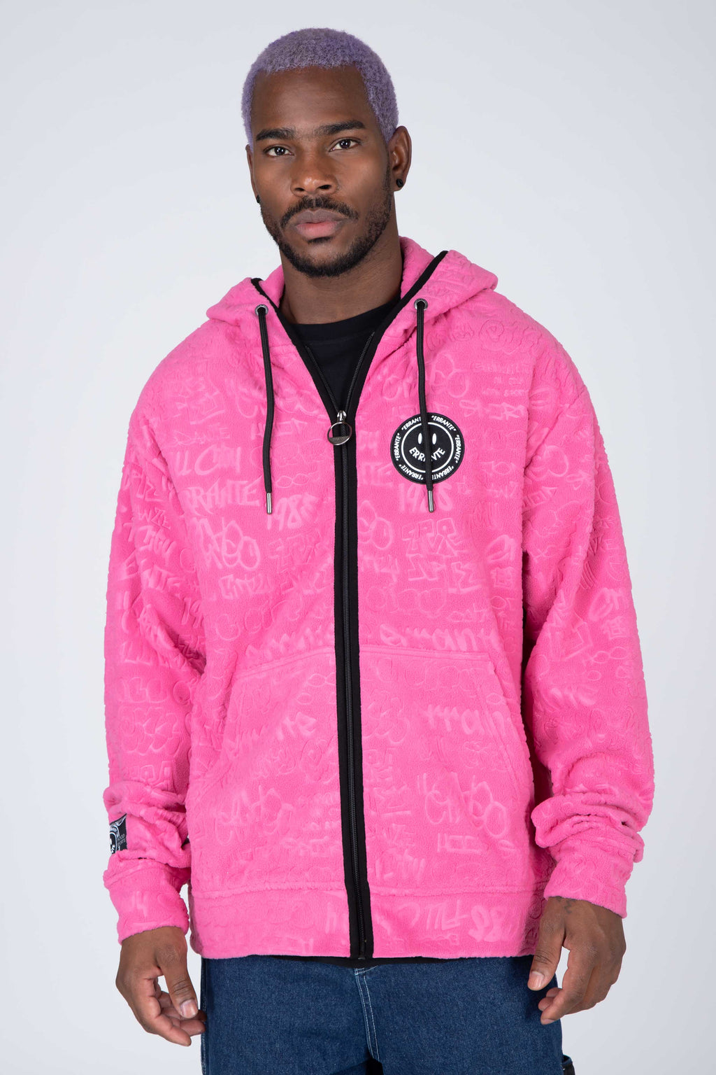 Poleron Polar Zip Taggy Rosado ERRANTE