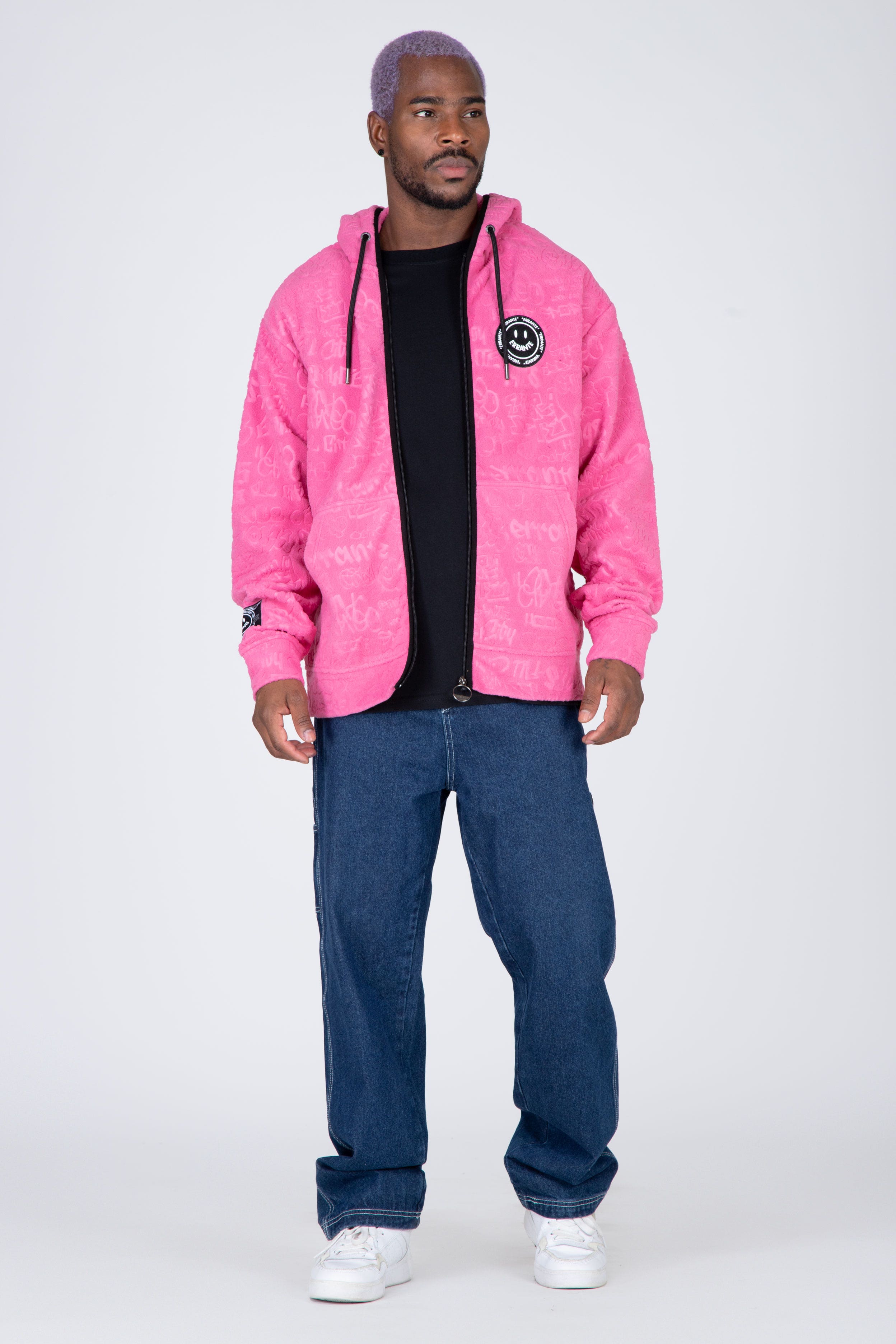 Poleron Polar Zip Taggy Rosado ERRANTE