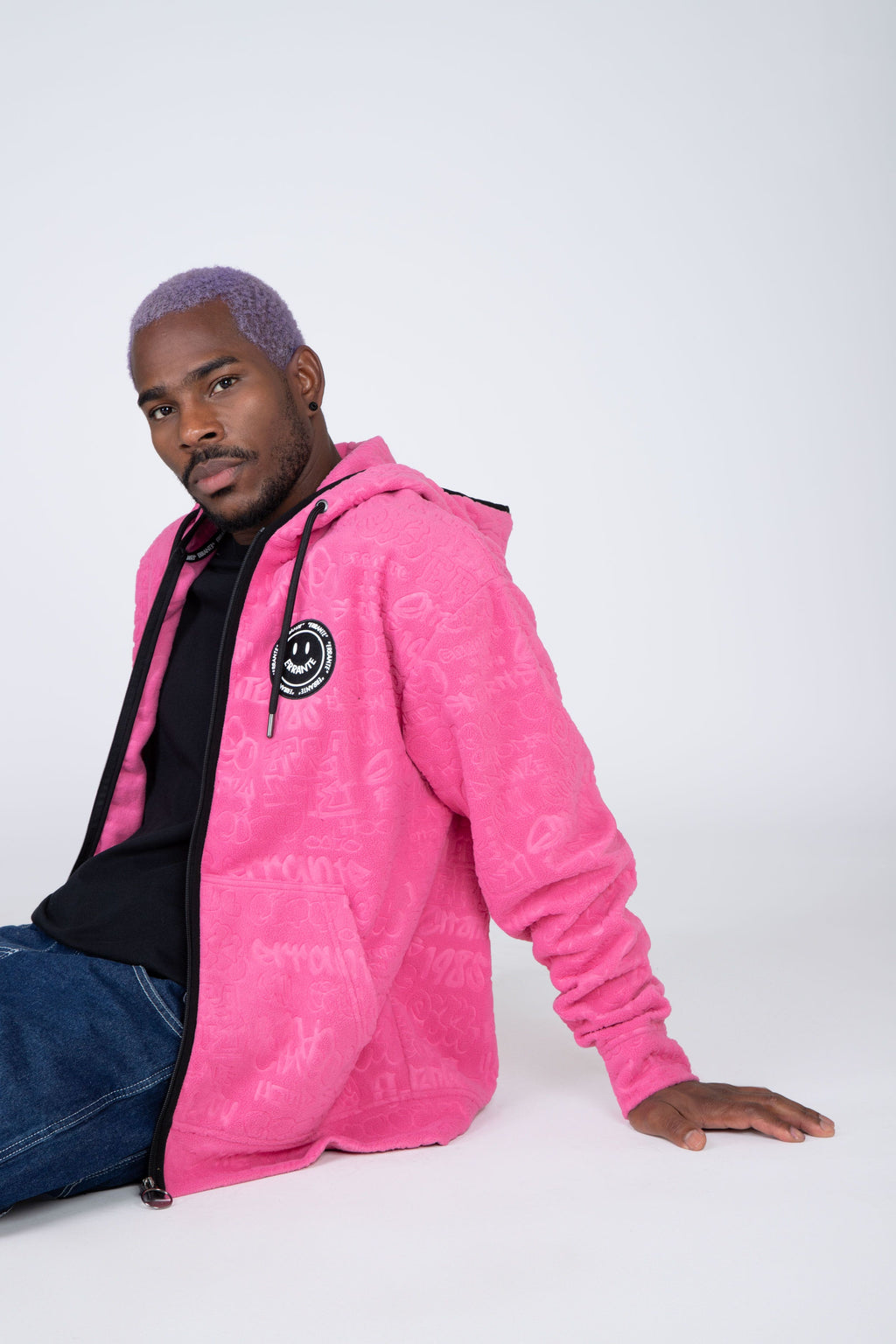 Poleron Polar Zip Taggy Rosado ERRANTE