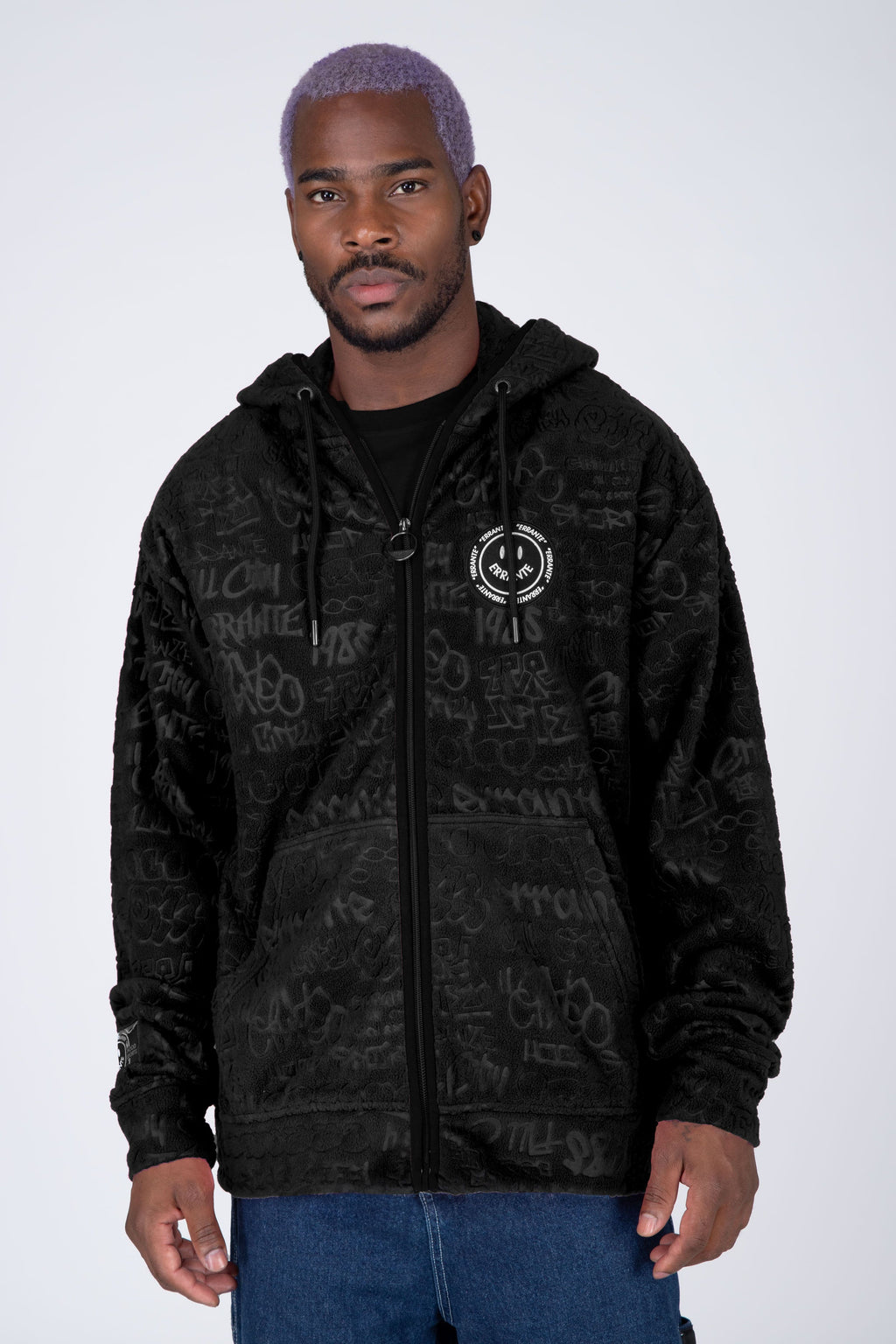 Poleron Polar Zip Taggy Negro ERRANTE