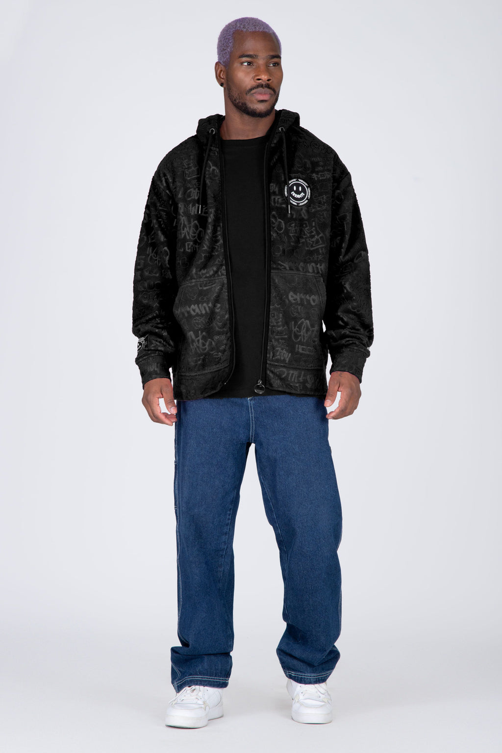Poleron Polar Zip Taggy Negro ERRANTE