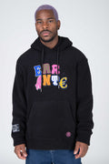 Poleron Polar Soft Hood Colorful Negro ERRANTE