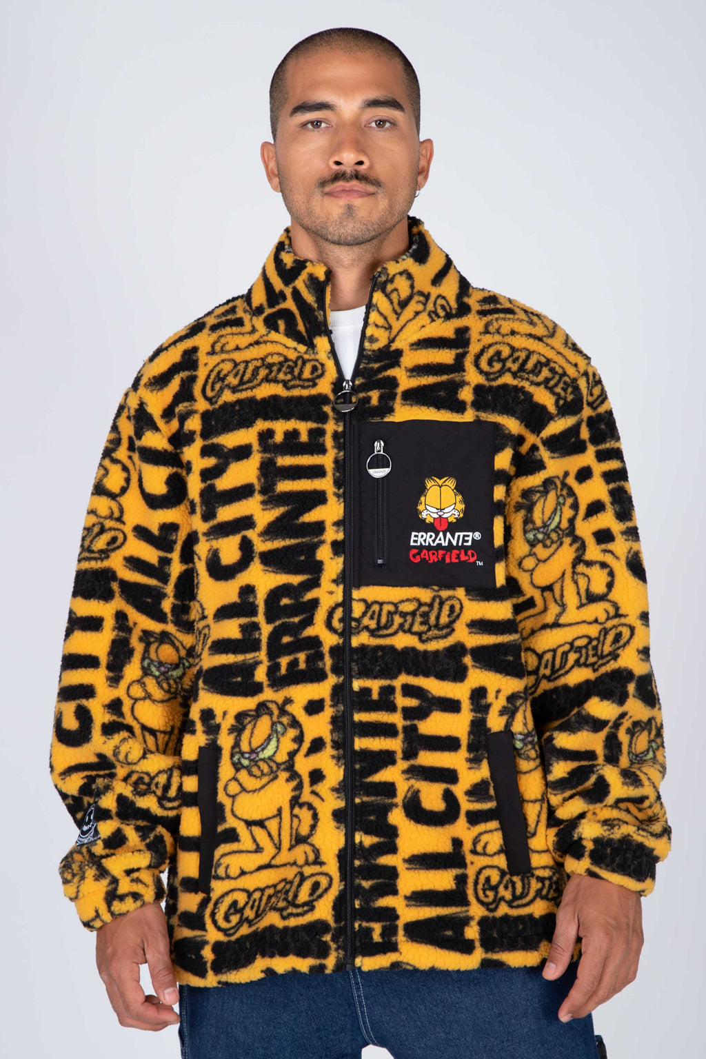 Chaqueta Sherpa Garfield Master Piece Negro/Amarillo ERRANTE