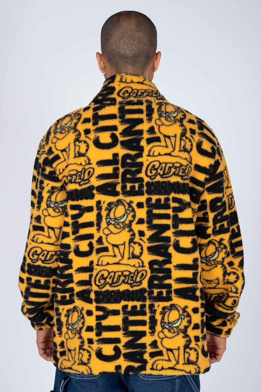 Chaqueta Sherpa Garfield Master Piece Negro/Amarillo ERRANTE
