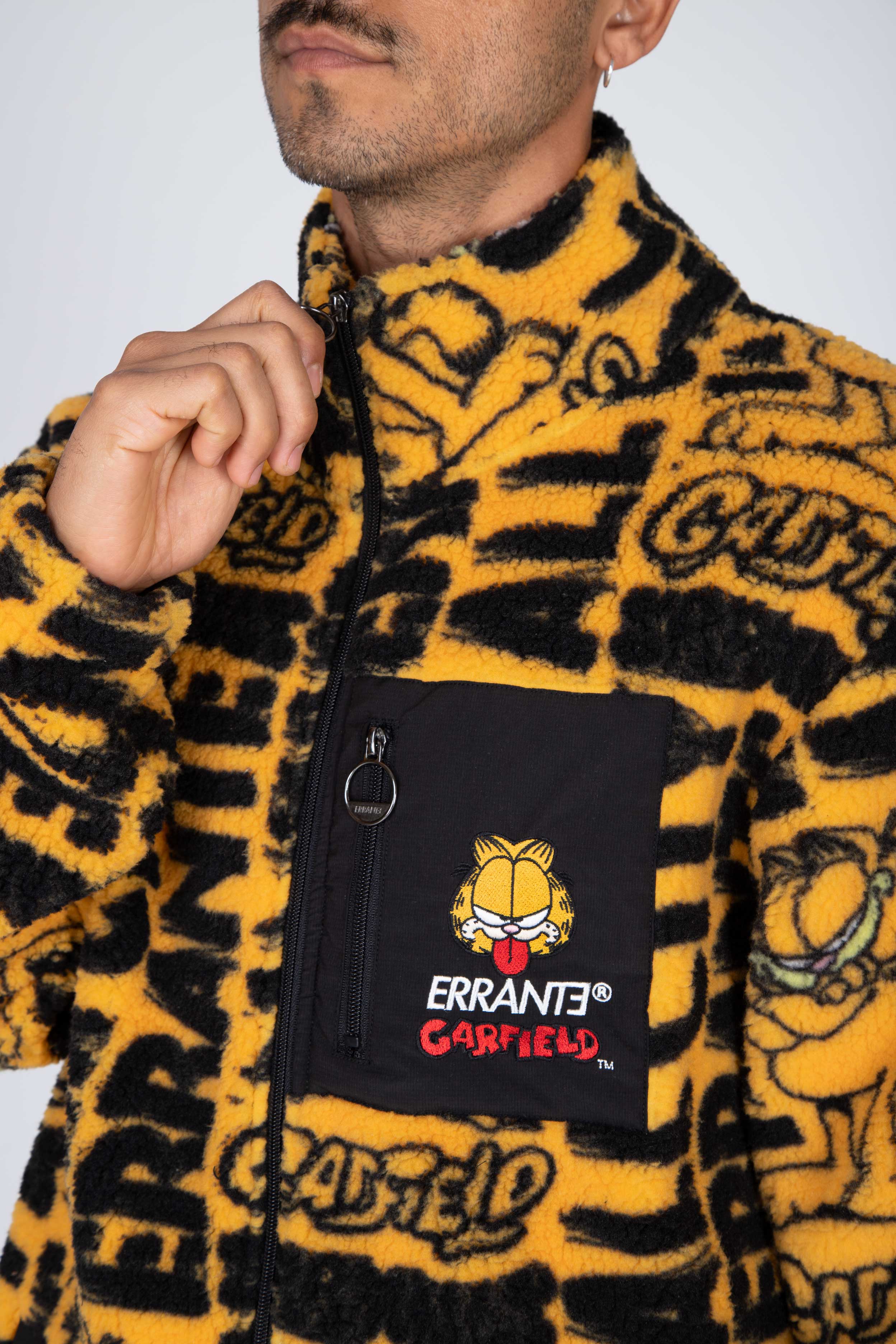 Chaqueta Sherpa Garfield Master Piece Negro/Amarillo ERRANTE