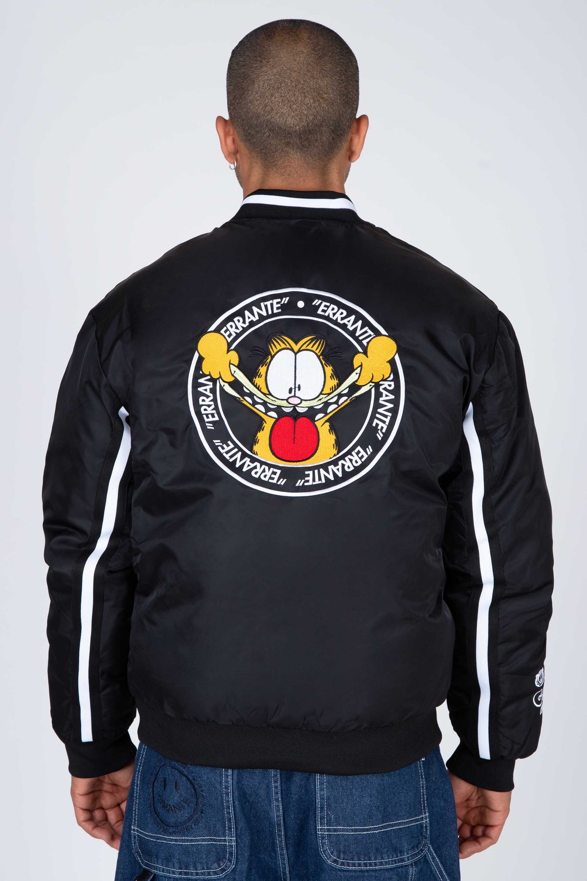 Parka Bomber Garfield Sarcastic Negro ERRANTE