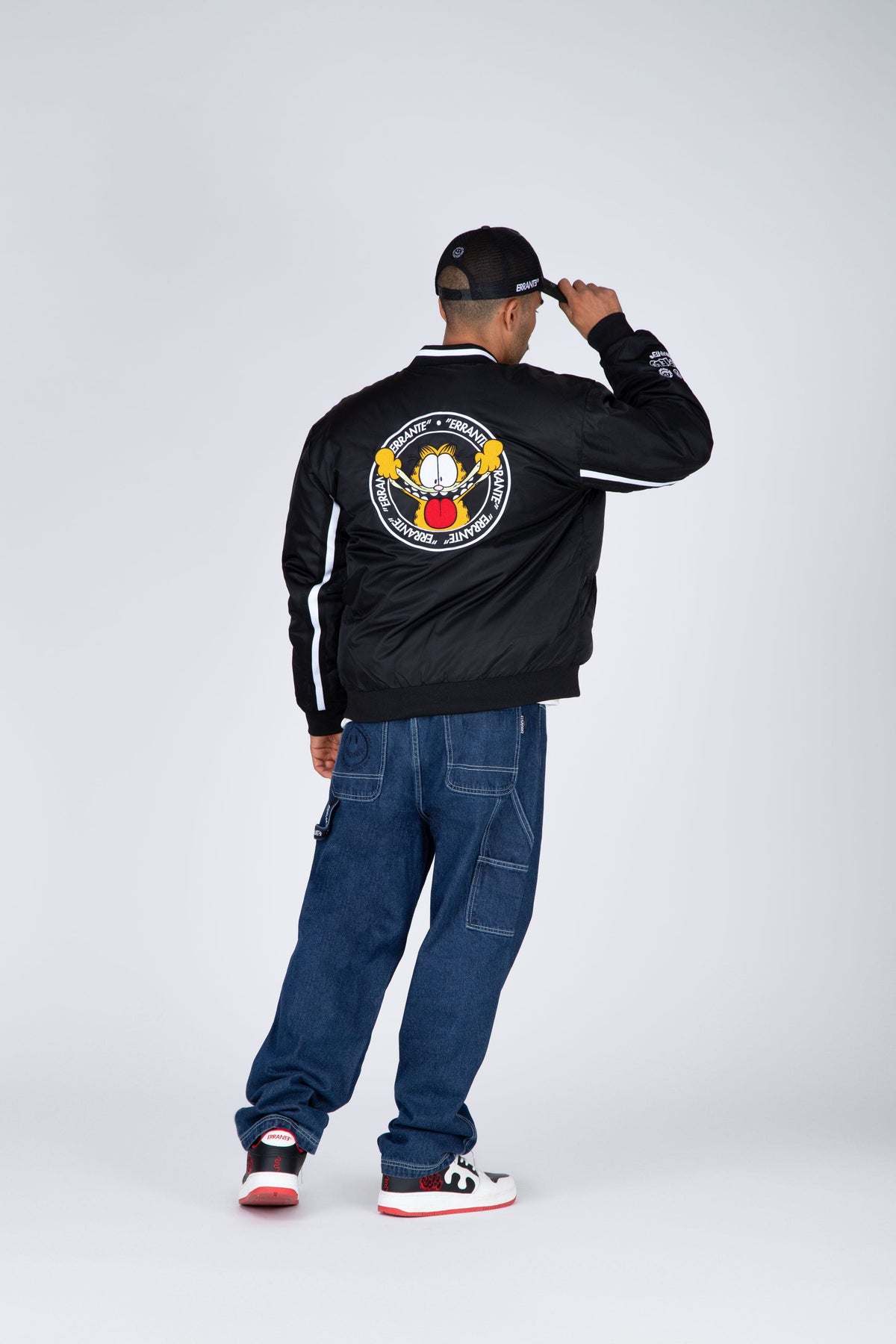Parka Bomber Garfield Sarcastic Negro ERRANTE