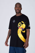 Polera Manga Corta Catdog Twoinone Negro ERRANTE