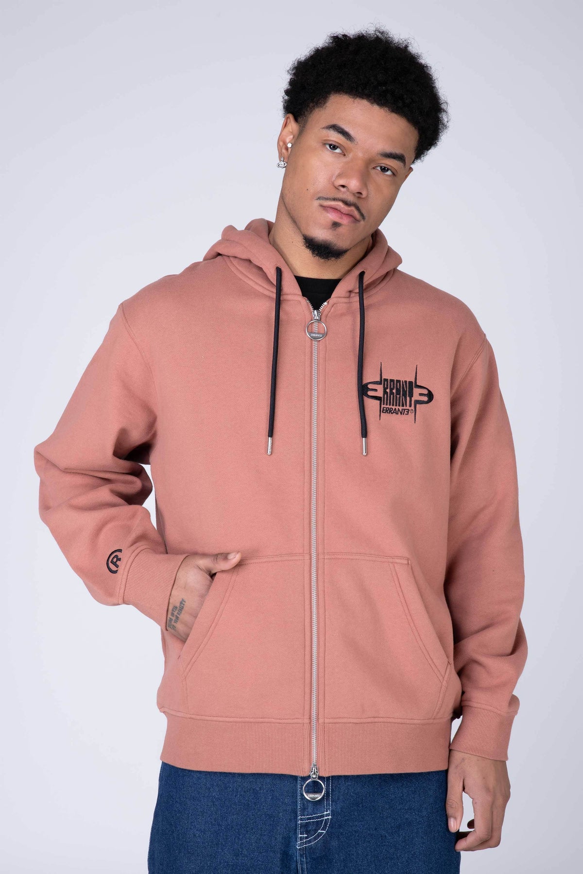 Poleron Zip Silvers Rosado ERRANTE