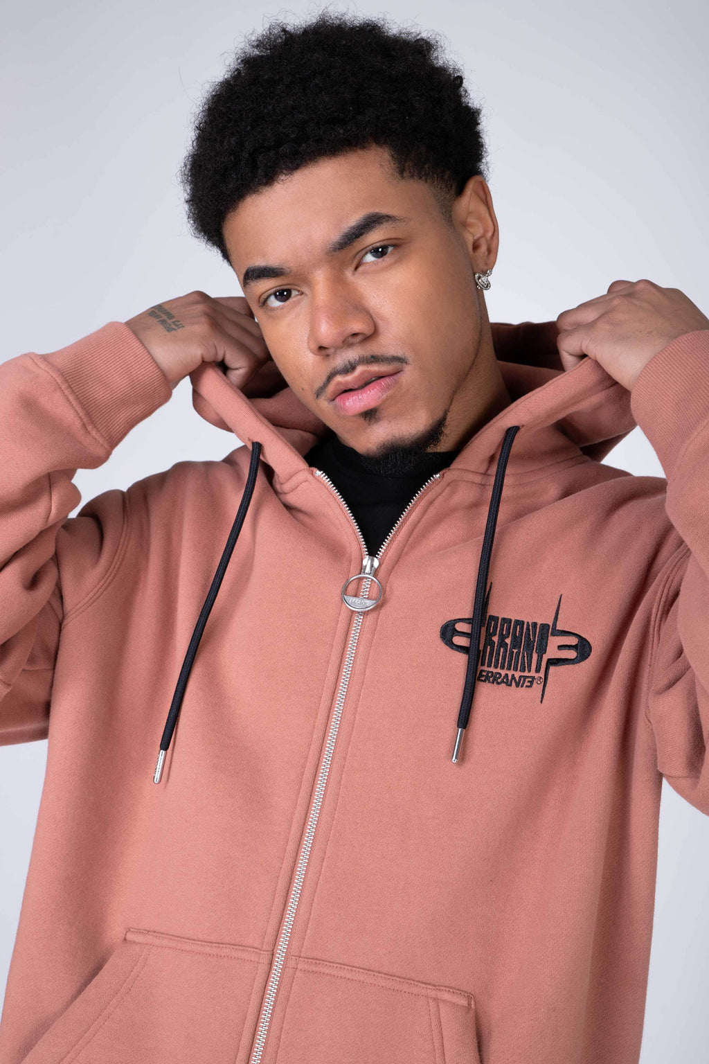Poleron Zip Silvers Rosado ERRANTE