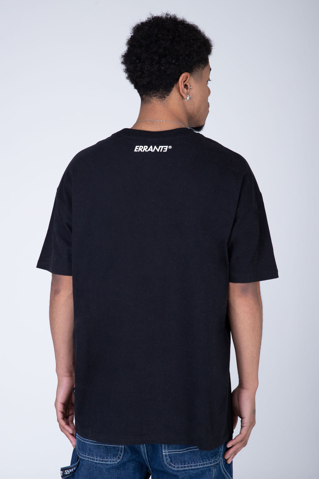 Polera Manga Corta Silvers Negro ERRANTE