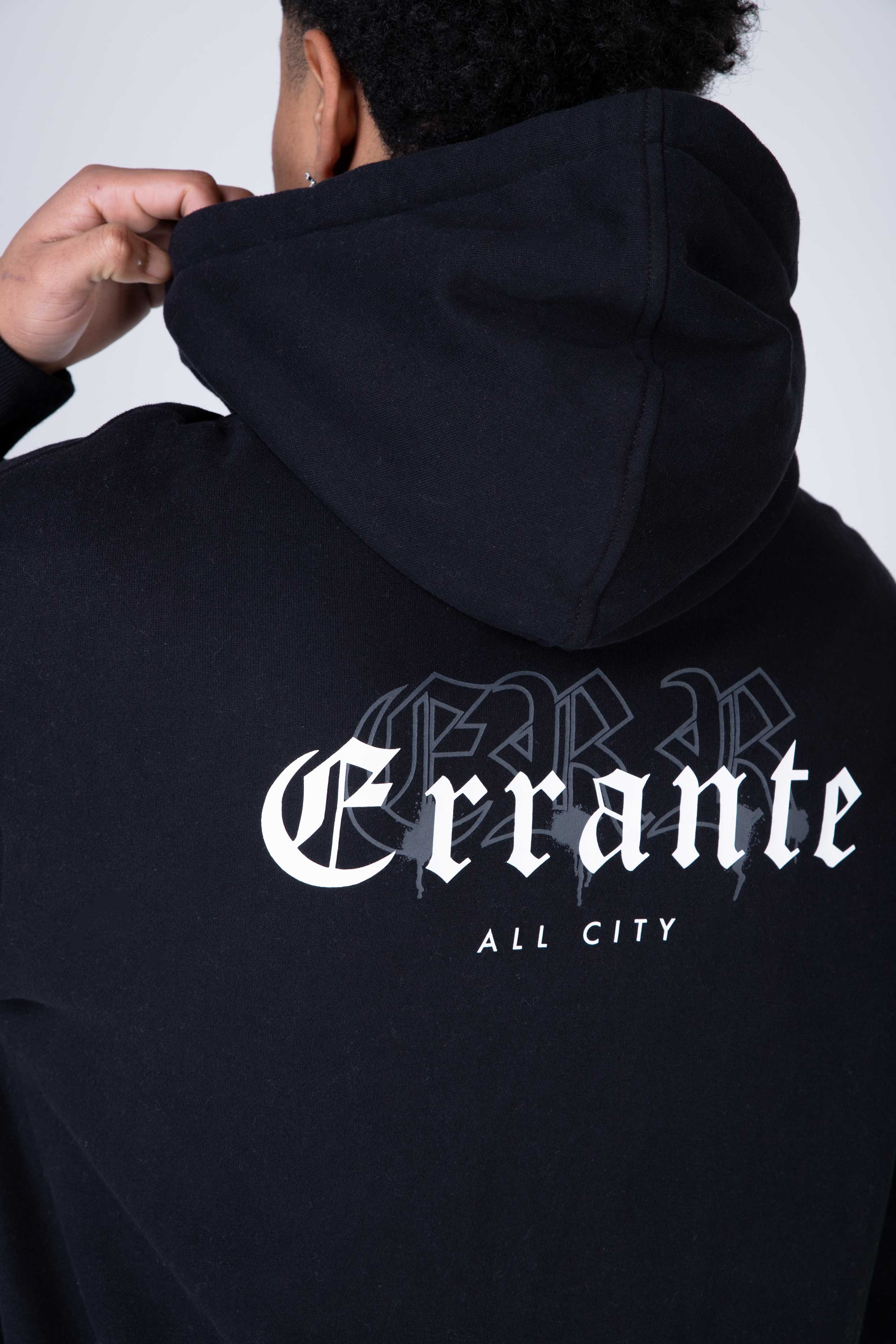 Poleron Zip Snaps Negro ERRANTE
